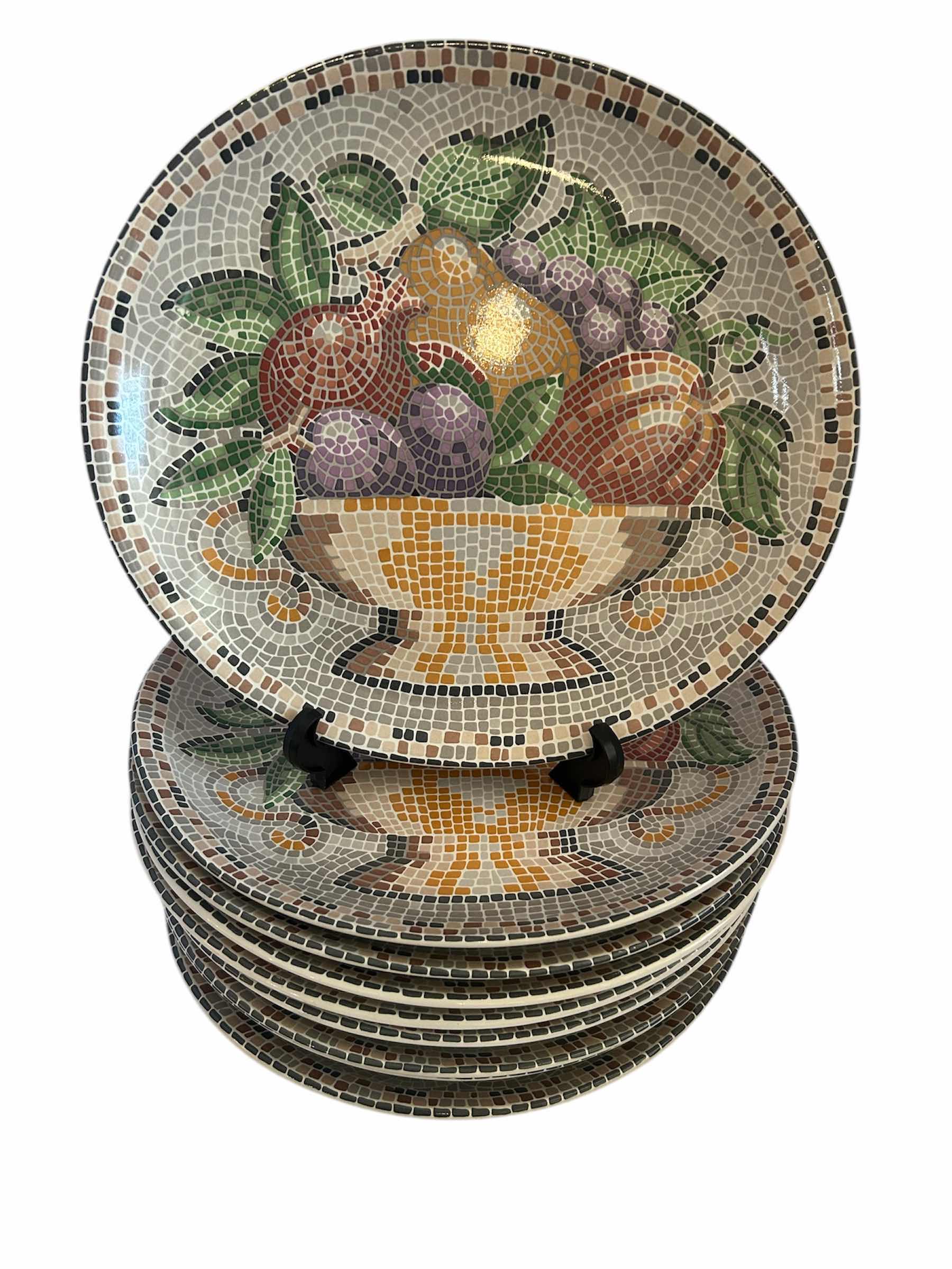 Photo 1 of 9- ZOEY BY SANGO MOSAIC DESIGN DINNER PLATES
