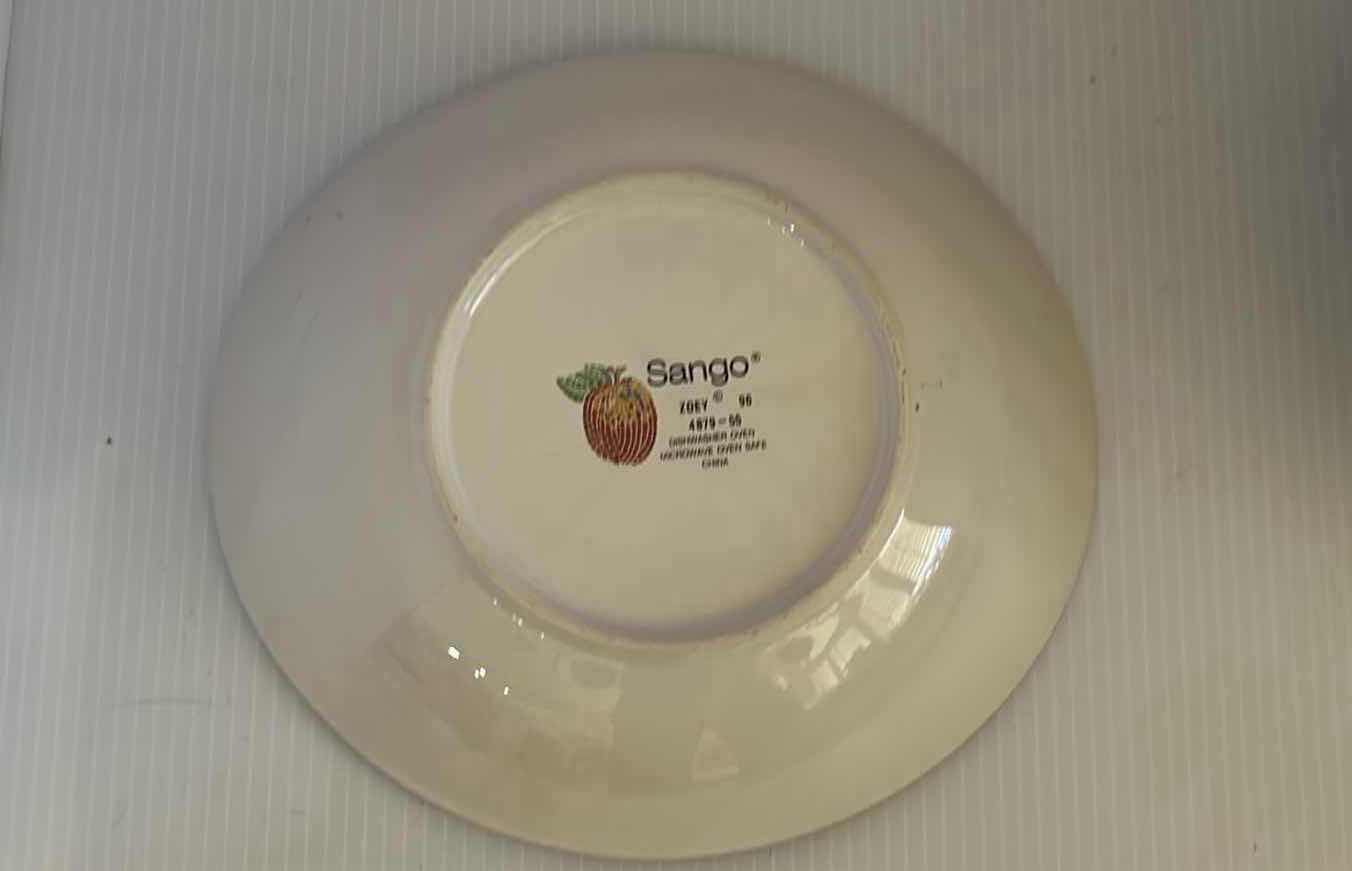 Photo 1 of 4- SANGO ZOEY 9” SOUP BOWL W MOSAIC DESIGN