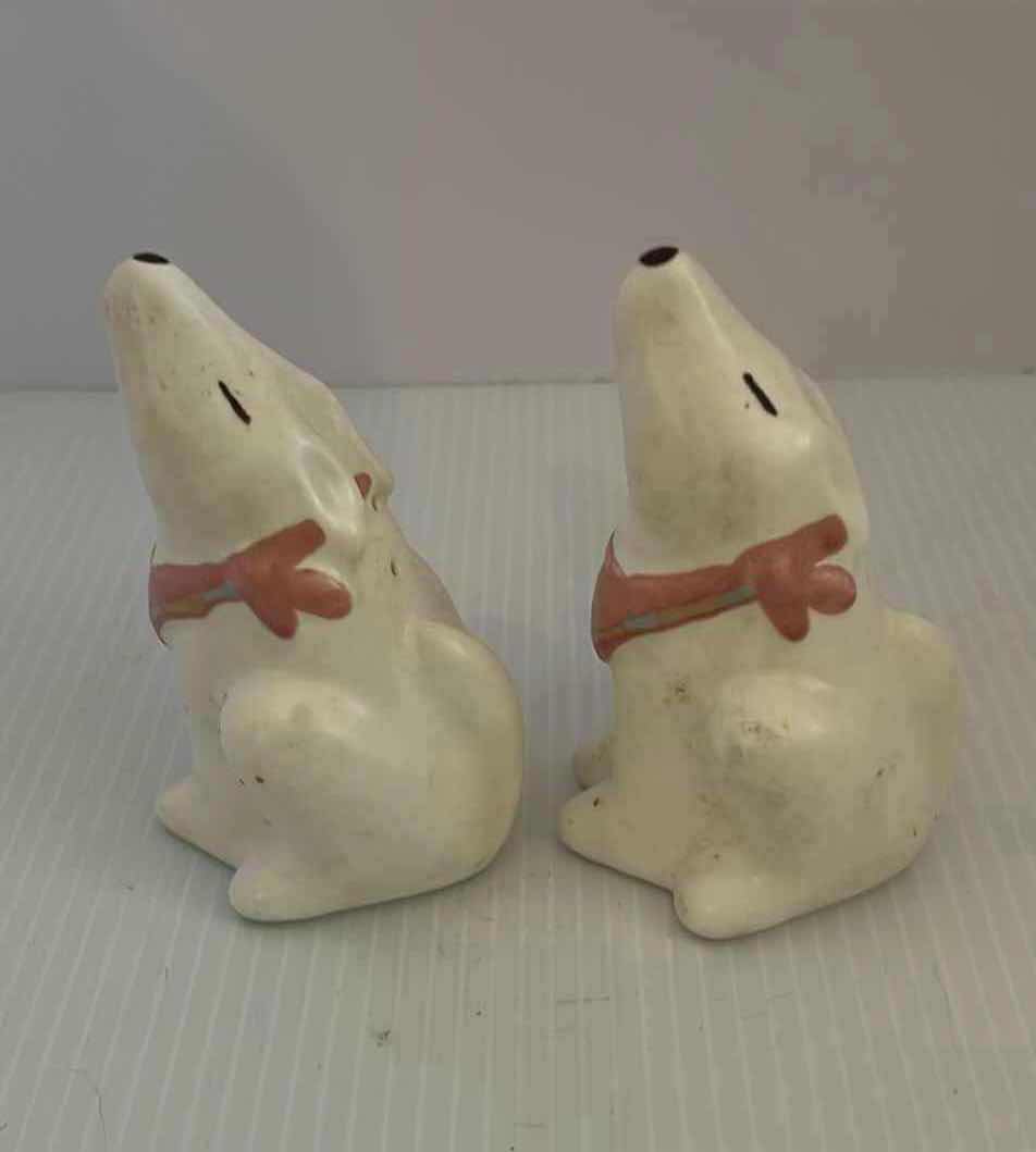 Photo 1 of TREASURE CRAFT MIRAGE STONE WARE NAPKIN HOLDER SALT PEPPER SET. PART OF LARGER SET (SOLD SEPARATELY.)