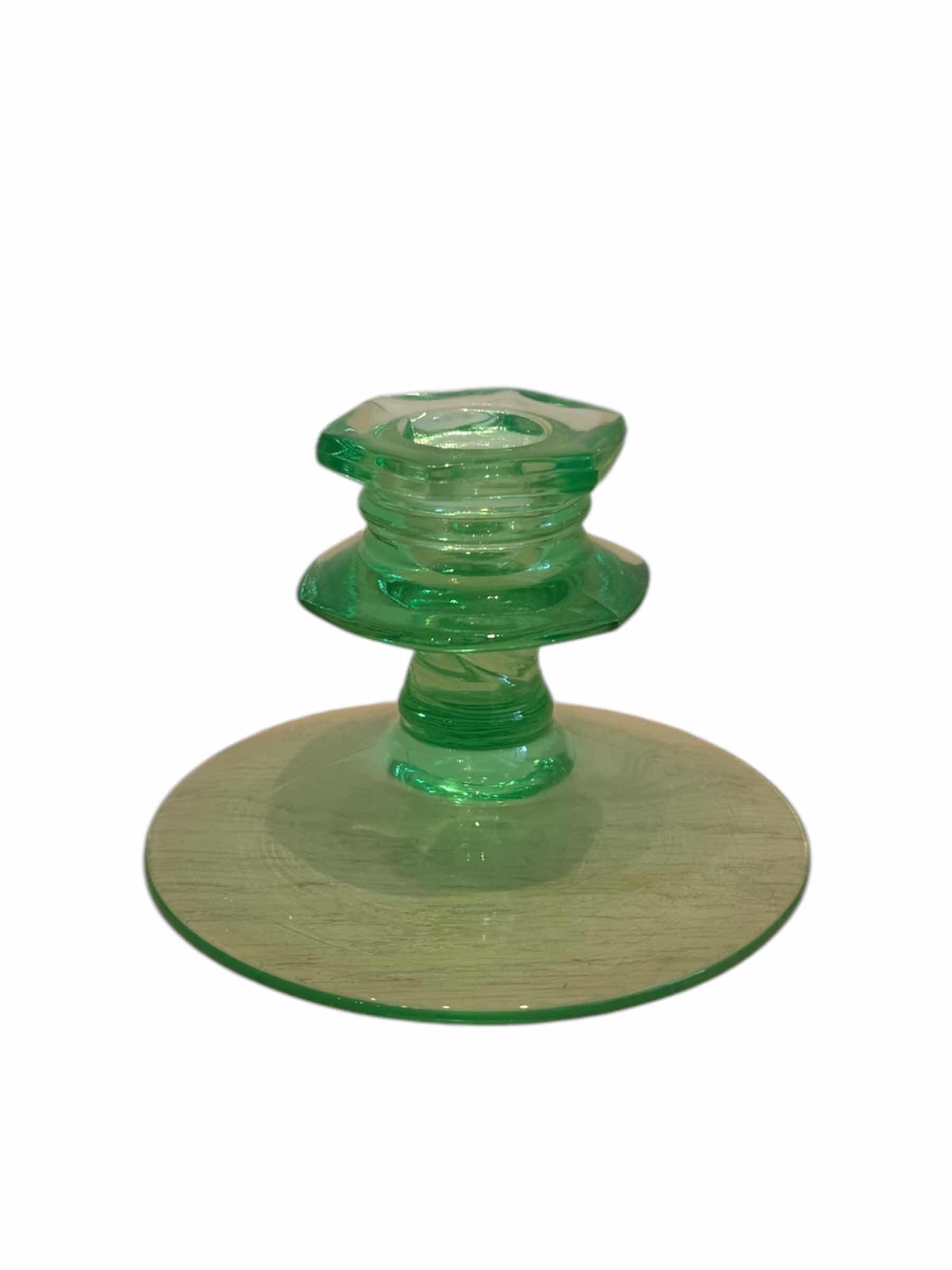 Photo 1 of VINTAGE URANIUM DEPRESSION GLASS

4.5” X H3”