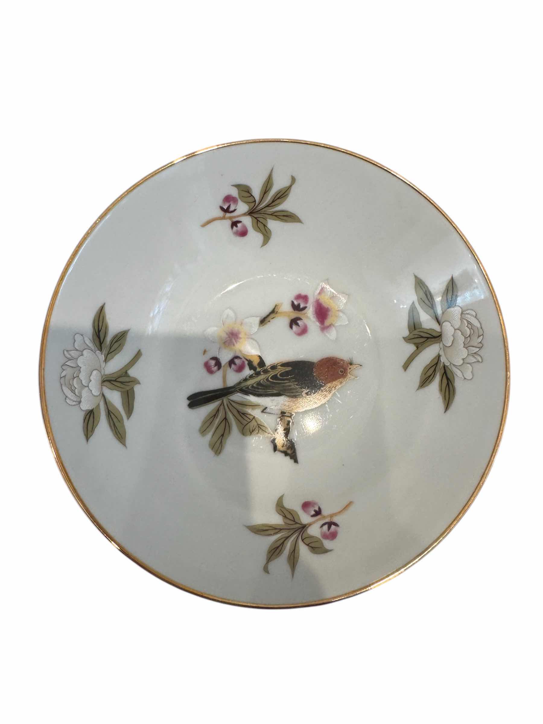 Photo 1 of VINTAGE SHARFFORD CHINESE GARDEN BOWLS AND PLATES, 16 PIECES

PLATES - D7.5”,

BOWLS - D6.25”