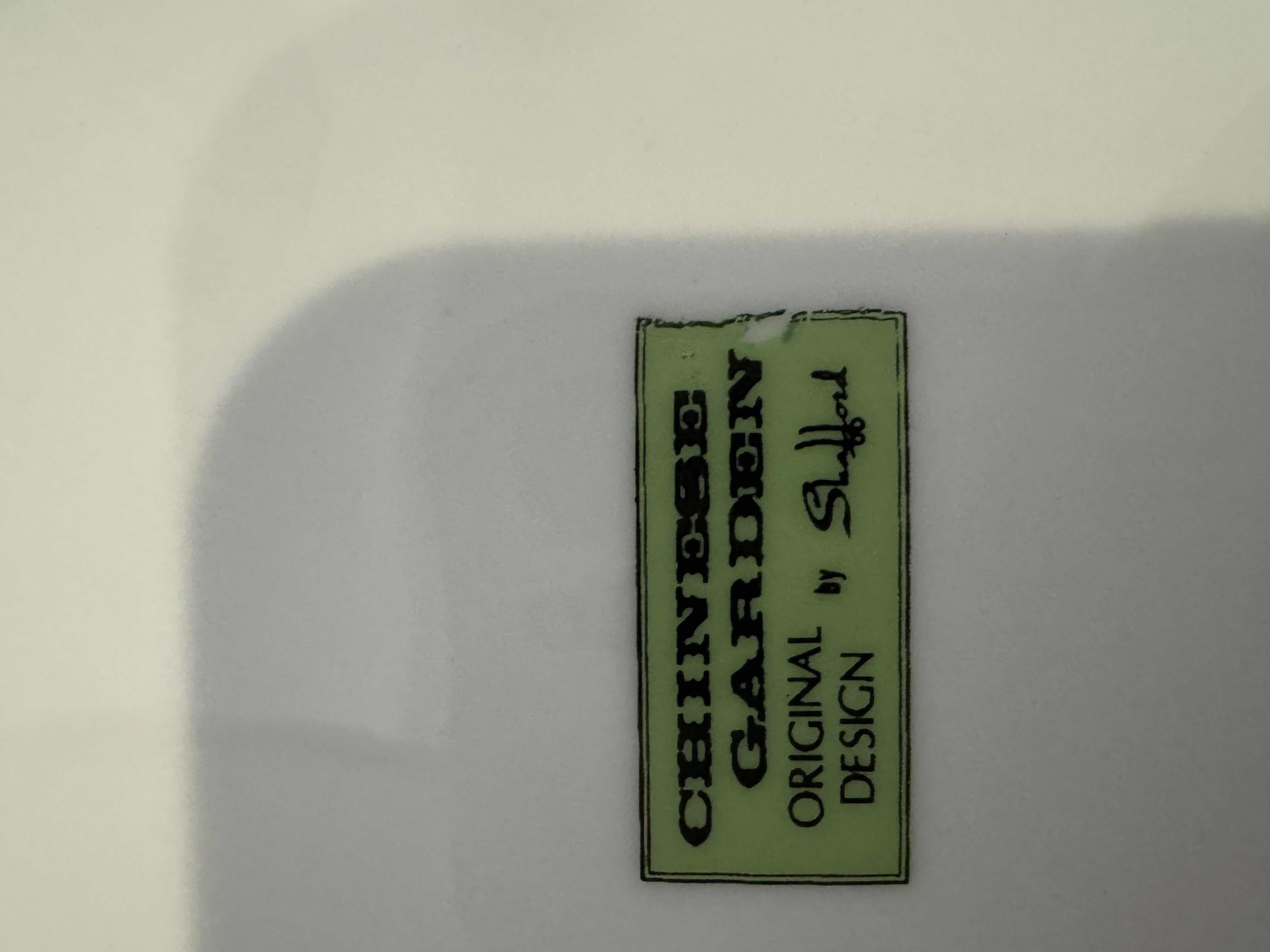 Photo 1 of VINTAGE SHARFFORD CHINESE GARDEN BOWLS AND PLATES, 16 PIECES

PLATES - D7.5”,

BOWLS - D6.25”
