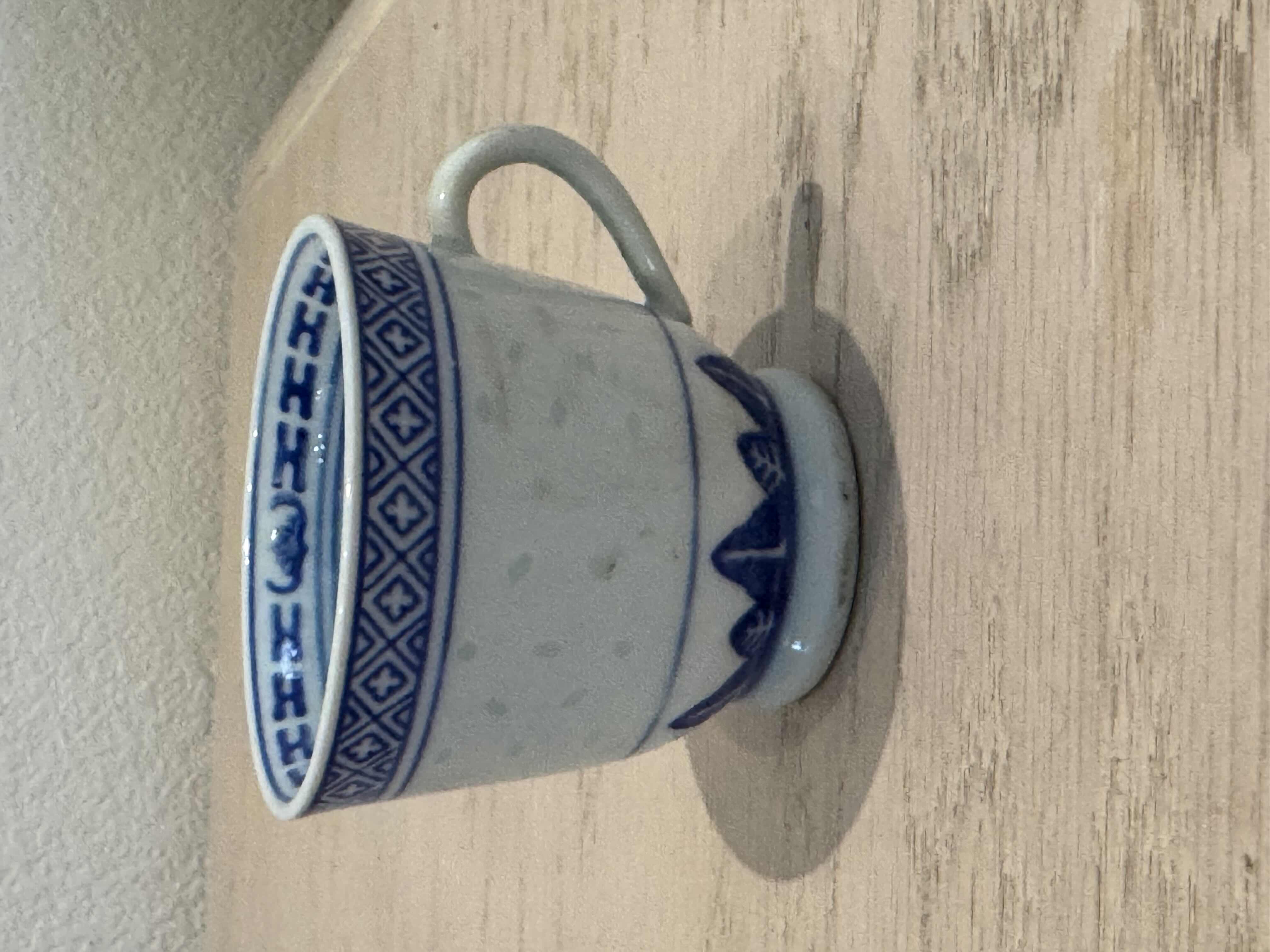 Photo 1 of VINTAGE RICE EYE PORCELAIN TEACUPS AND SAUCERS, BLUE AND WHITE, FINE CHINA

TEACUPS
D2.5” XH2”

SAUCERS
D4.75”