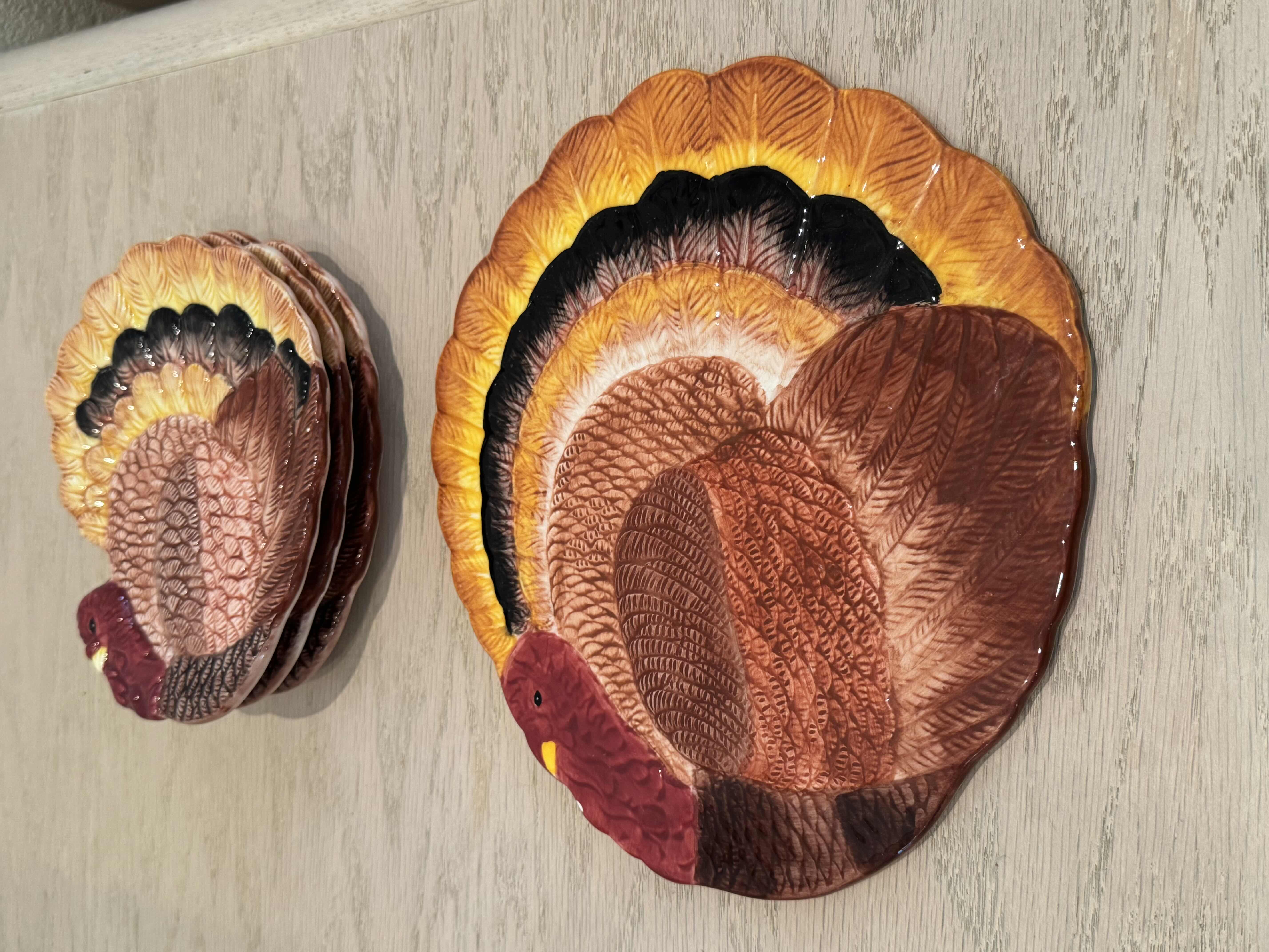 Photo 1 of THANKSGIVING SERVING WARE, TURKEY DISHES, HOLIDAY DISHWARE,
23 PIECES