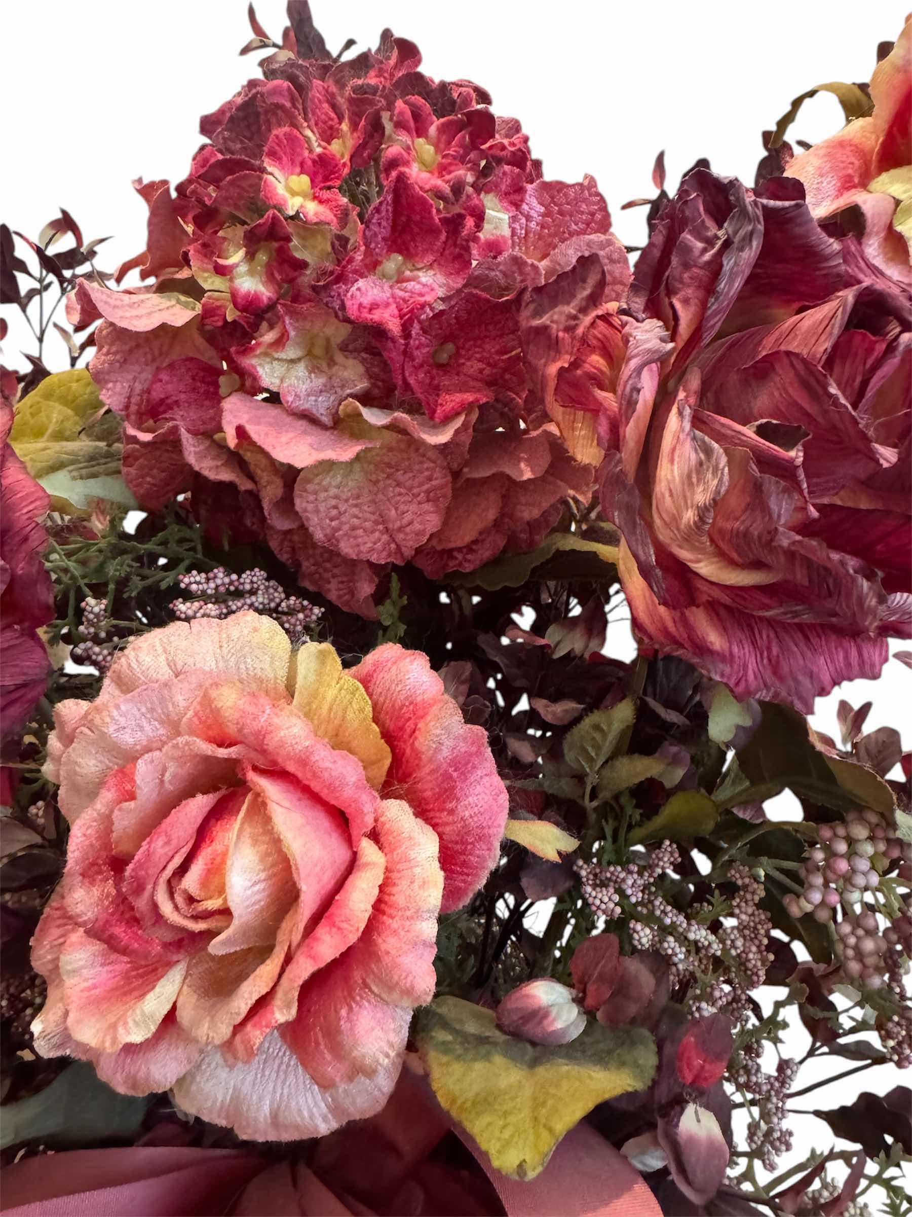 Photo 1 of LUXURY DECORATIVE FAUX FLOWER BOUQUET

H28”