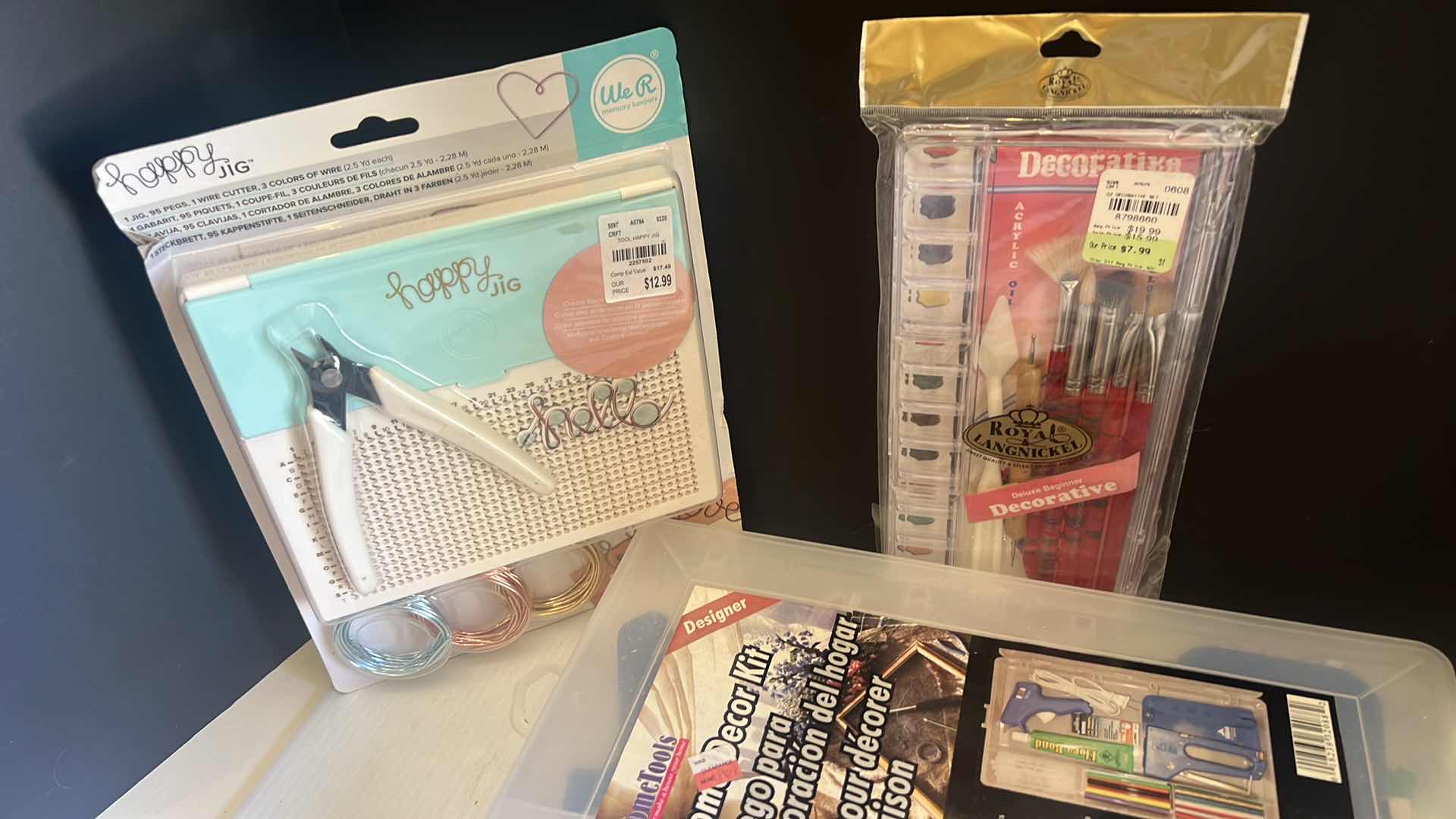 Photo 1 of HOME DECOR KIT, WIRE COILING KIT, PAINTING SET, 12” PAPER TRIMMER