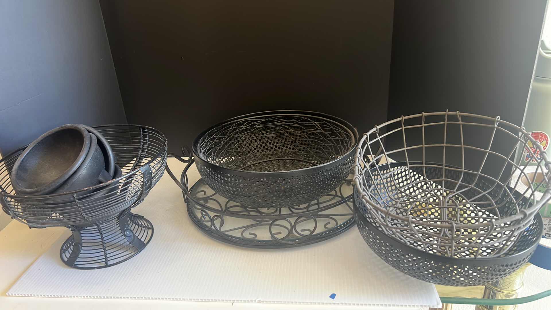 Photo 1 of 5 SETS OF METAL DECOR BASKETS AND 4 SETS OF SALSA BOWLS