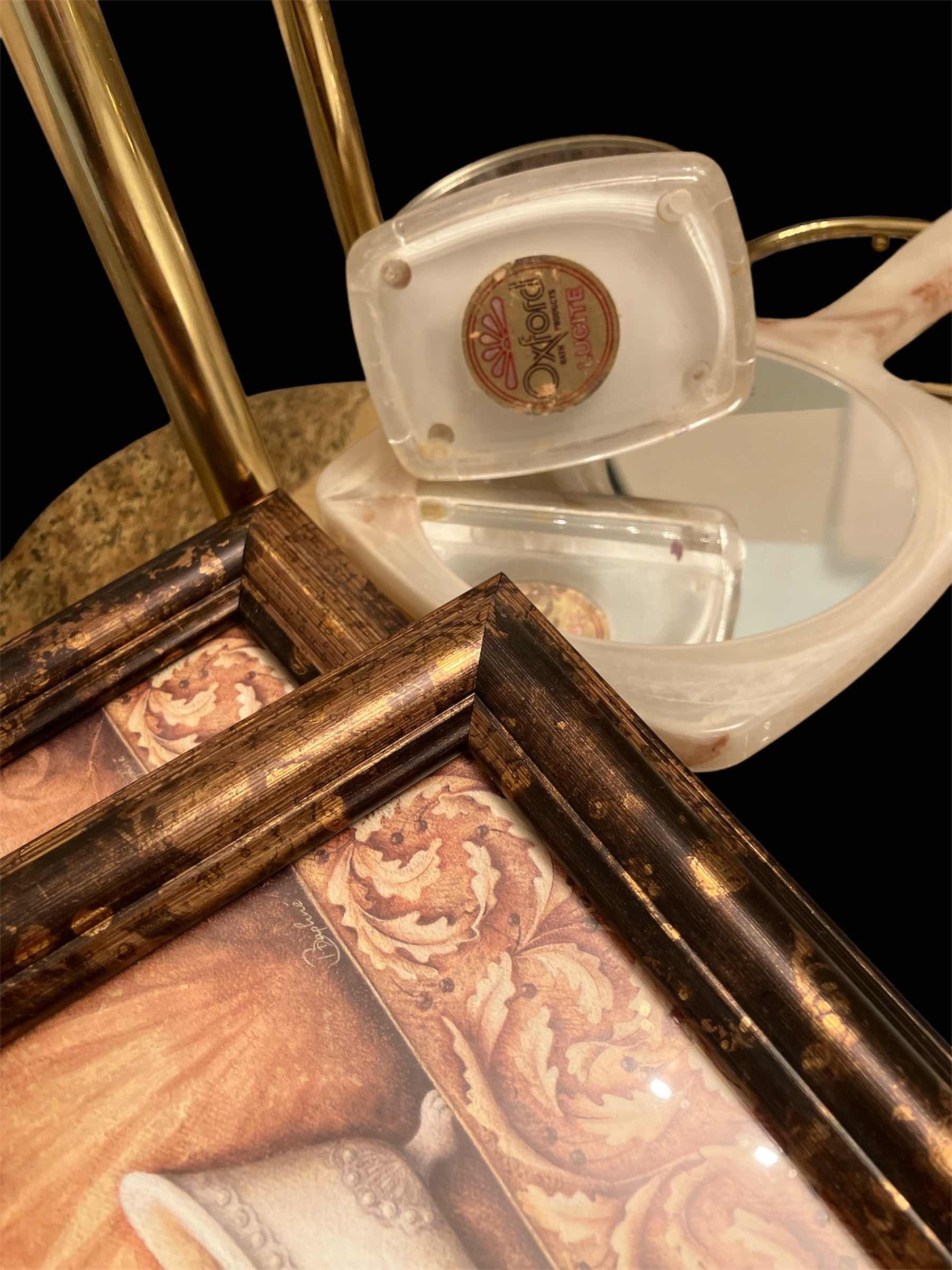 Photo 1 of BATHROOM DECOR GOLDEN ACCENT FRAMES AND OXFORD MIRRORS
