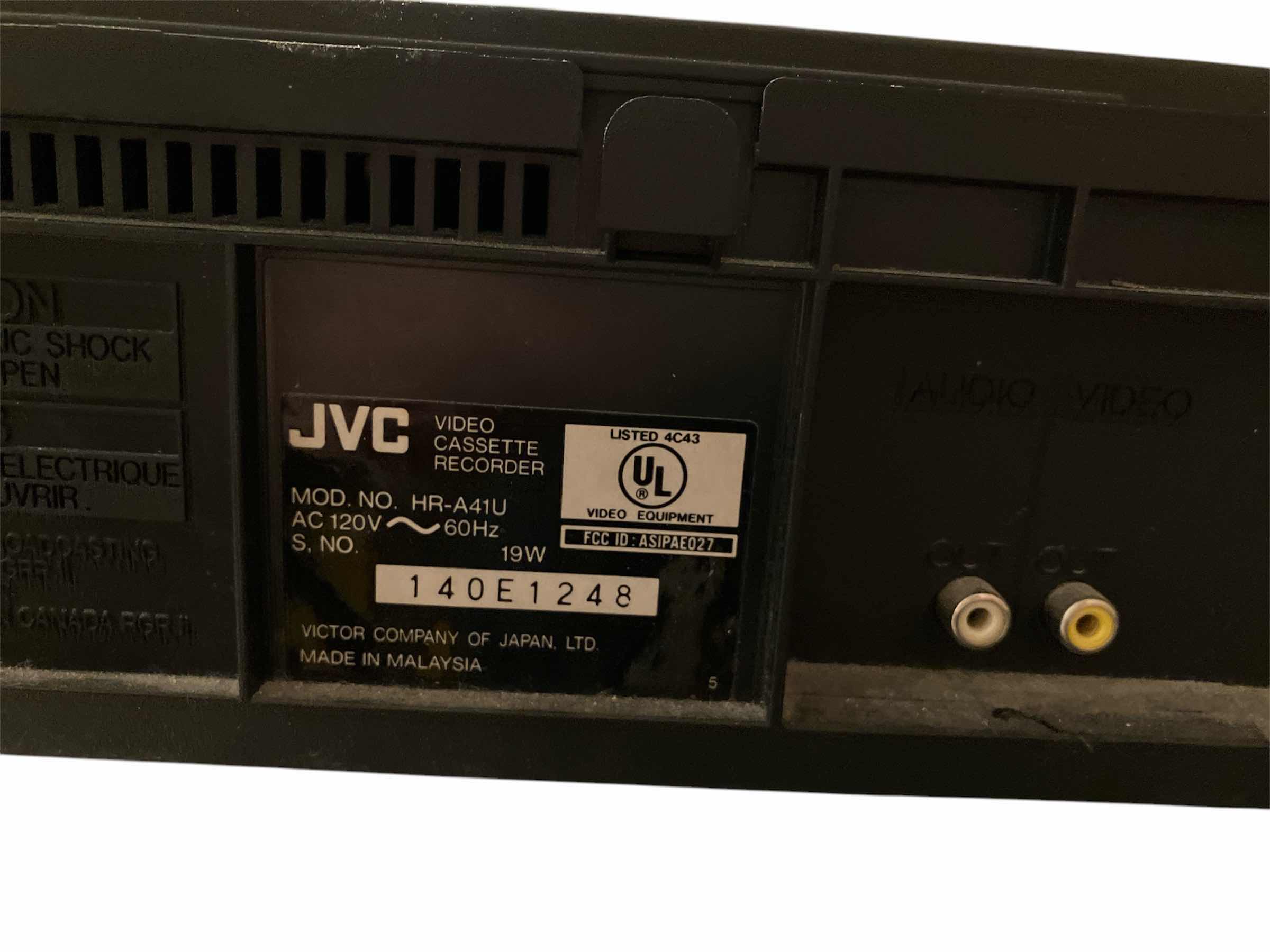 Photo 1 of JVC ULTRA SPEC HR-A41U VCR