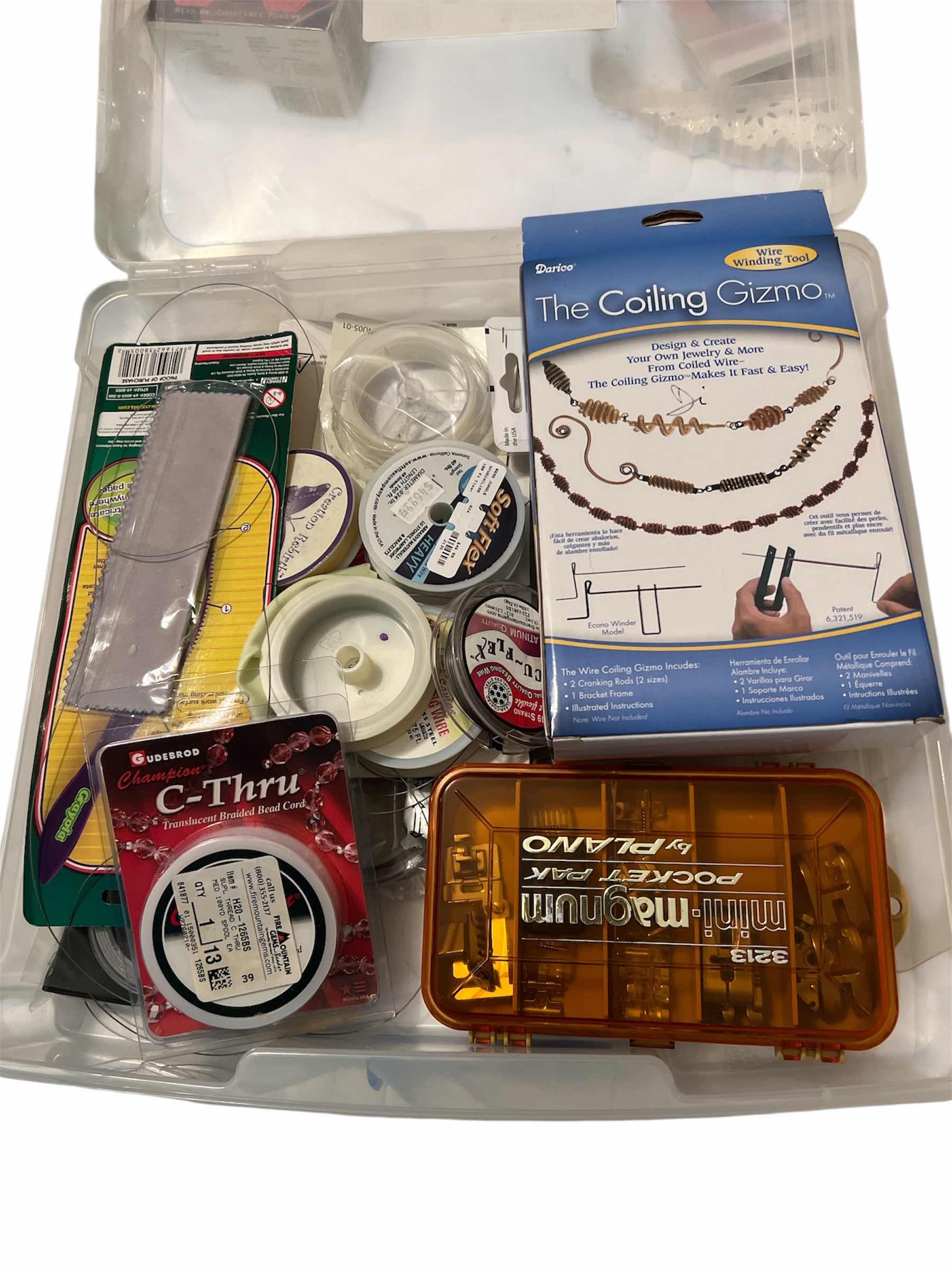 Photo 1 of BEAD JEWELRY MAKING SUPPLIES AND CRAFTER’S TOTE