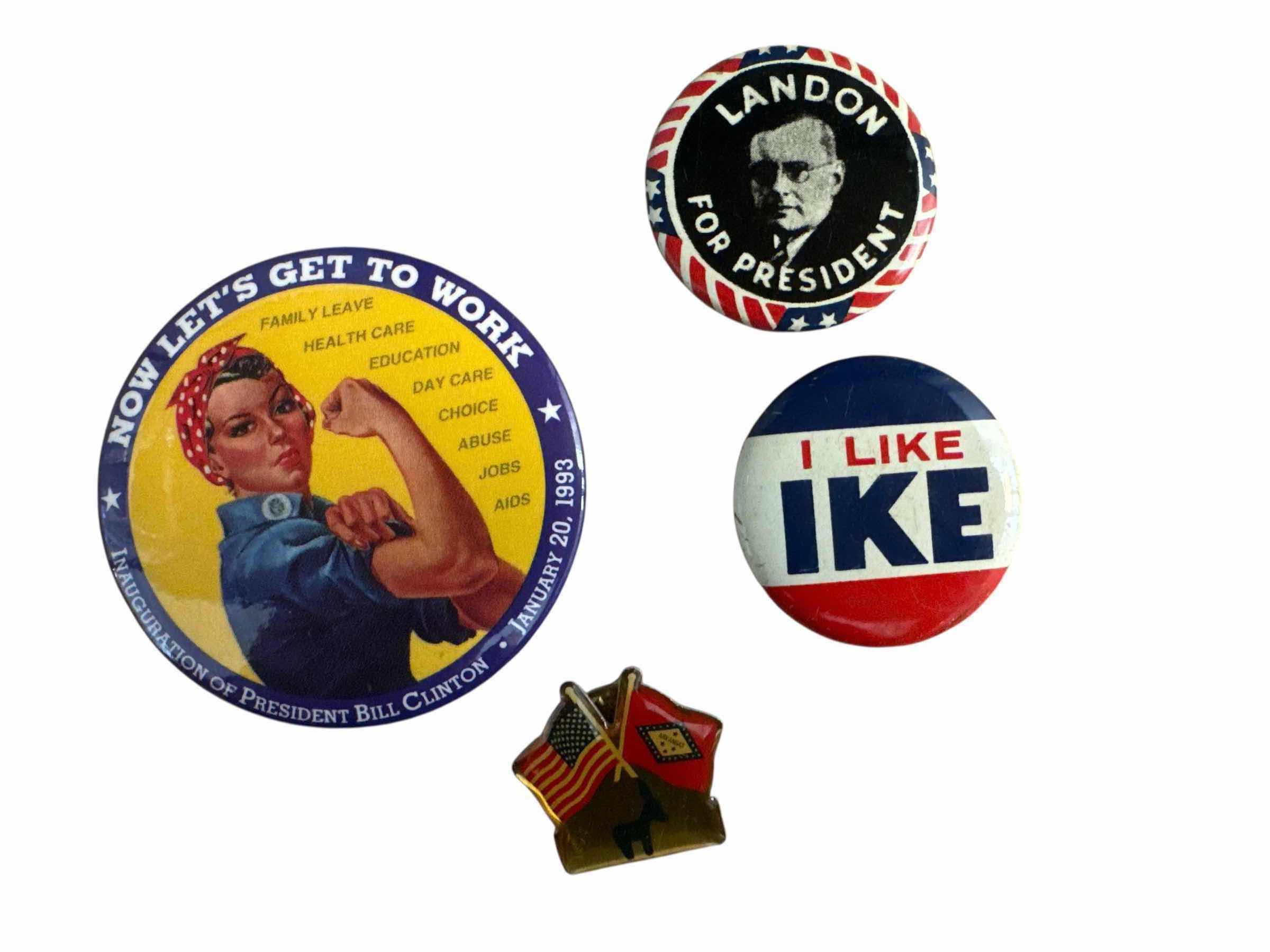 Photo 1 of 50
VINTAGE POLITICAL PINS