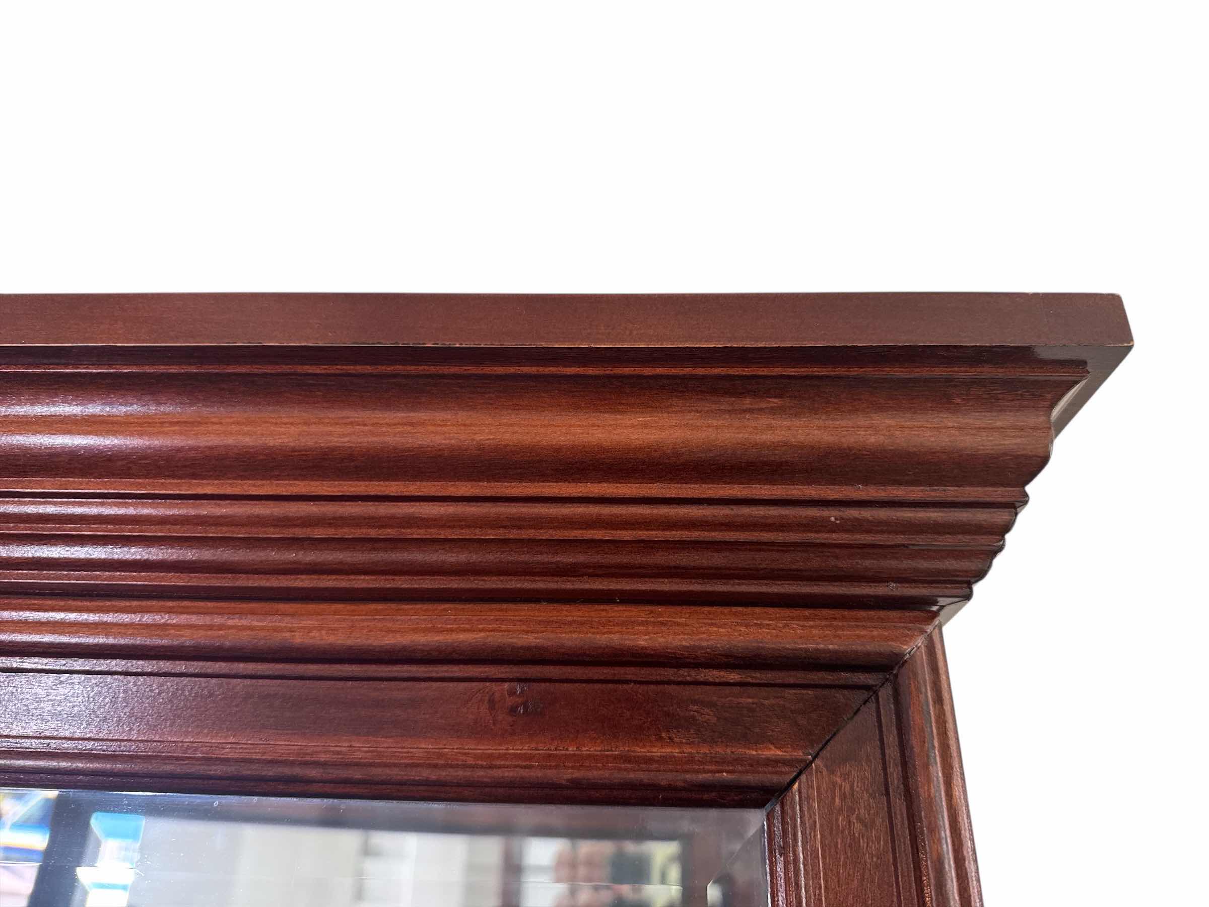 Photo 1 of CHERRY STAINED CURIO CABINET
12“ x 24“ H 77”