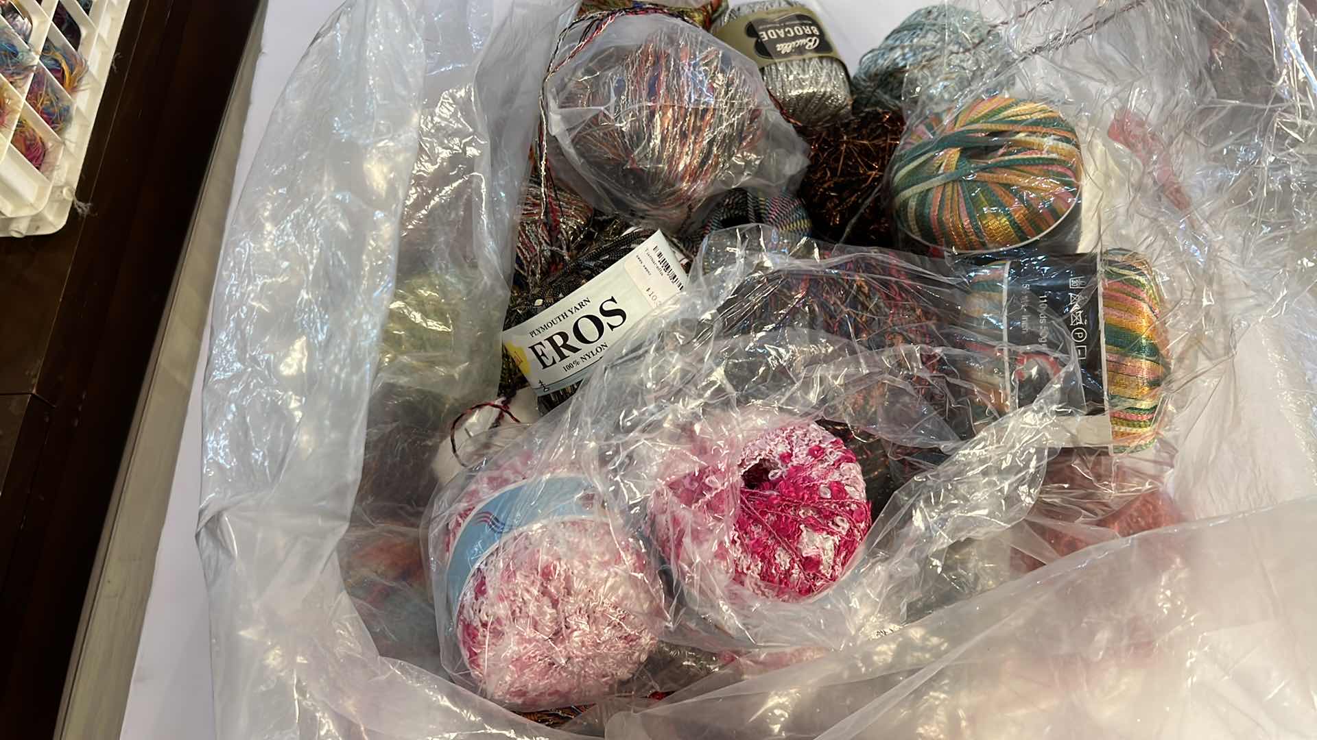 Photo 1 of BAG OF EMBROIDERY YARN