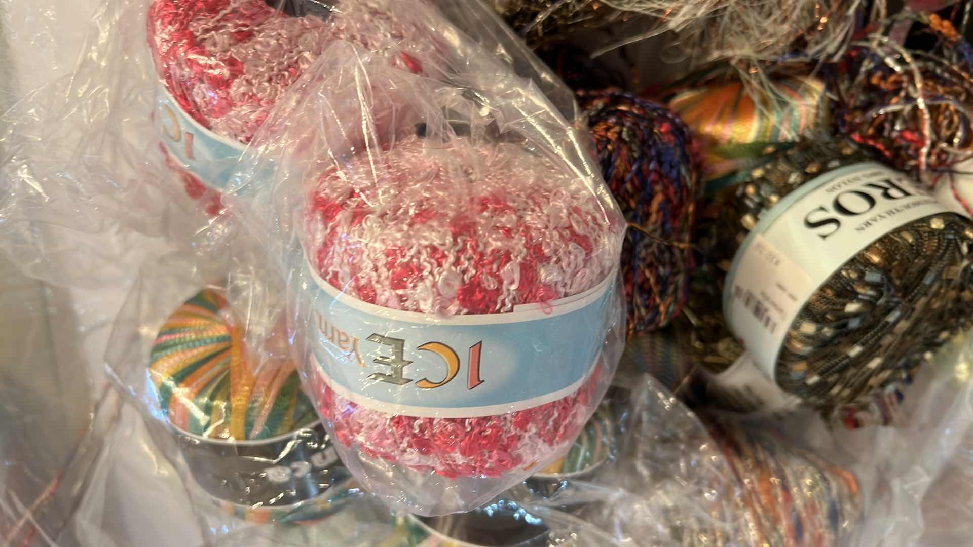 Photo 1 of BAG OF EMBROIDERY YARN