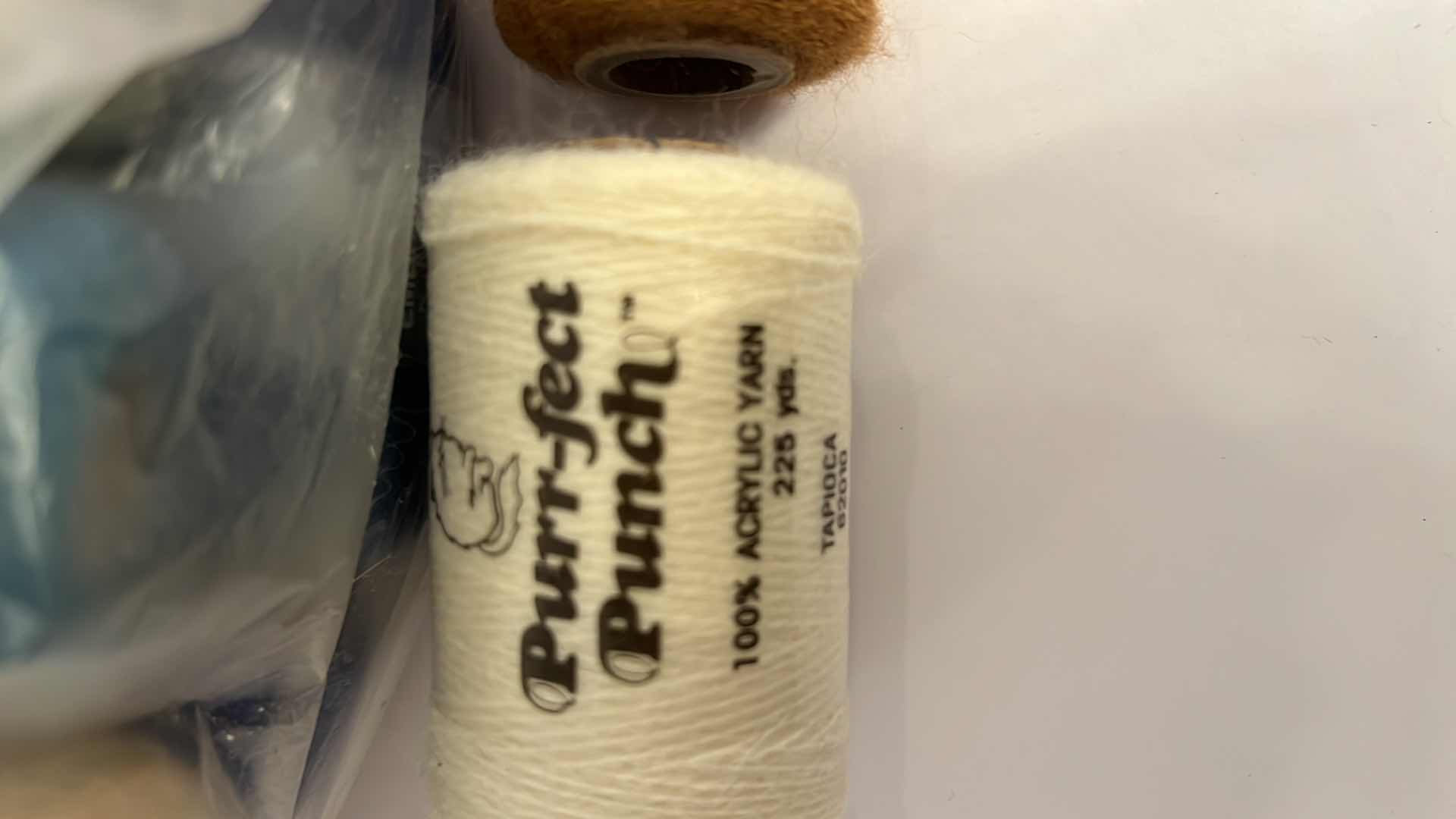 Photo 1 of BAG OF PUNCH YARN - ACRYLIC