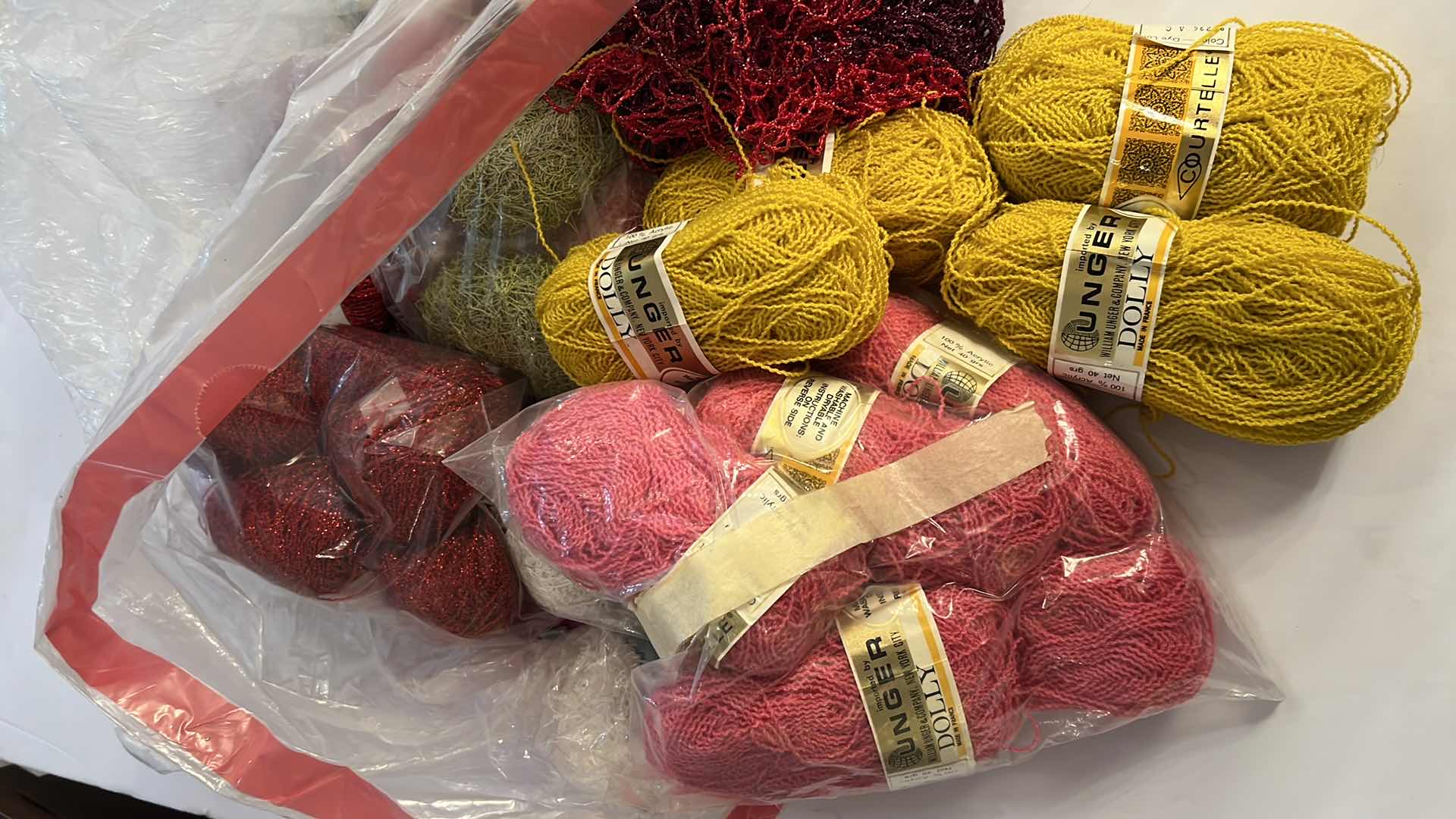 Photo 1 of BAG OF SPECIALTY YARN