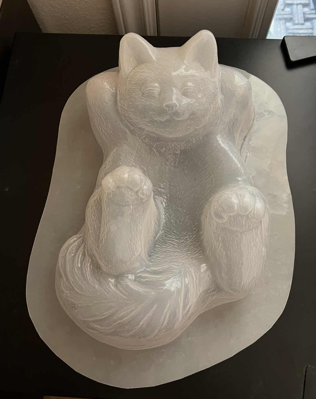 Photo 1 of XL CAT MOLD, PAPERCLIP ART AND SET OF FOUR METAL CAT SILHOUETTES