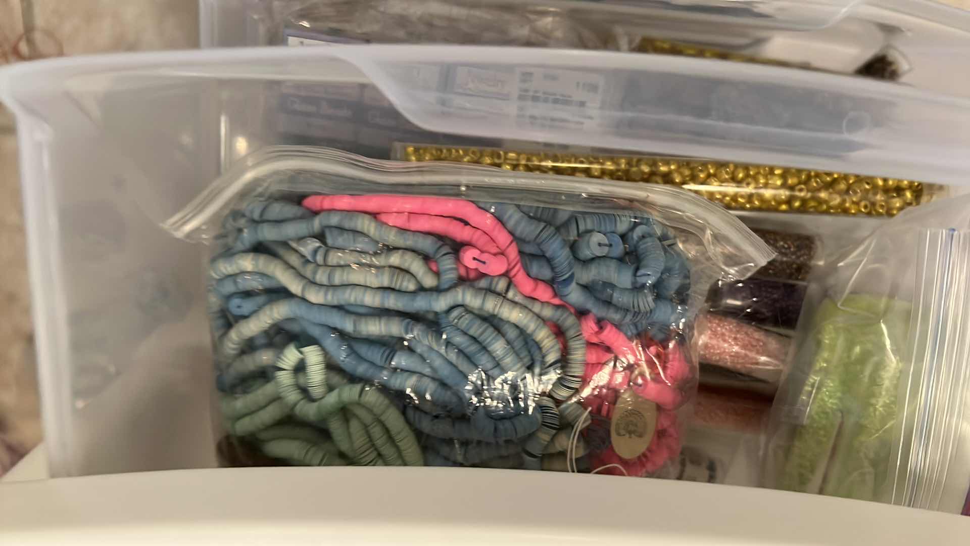 Photo 1 of FOUR DRAWER ORGANIZER AND CONTENTS - CRAFT AND JEWELRY BEADS