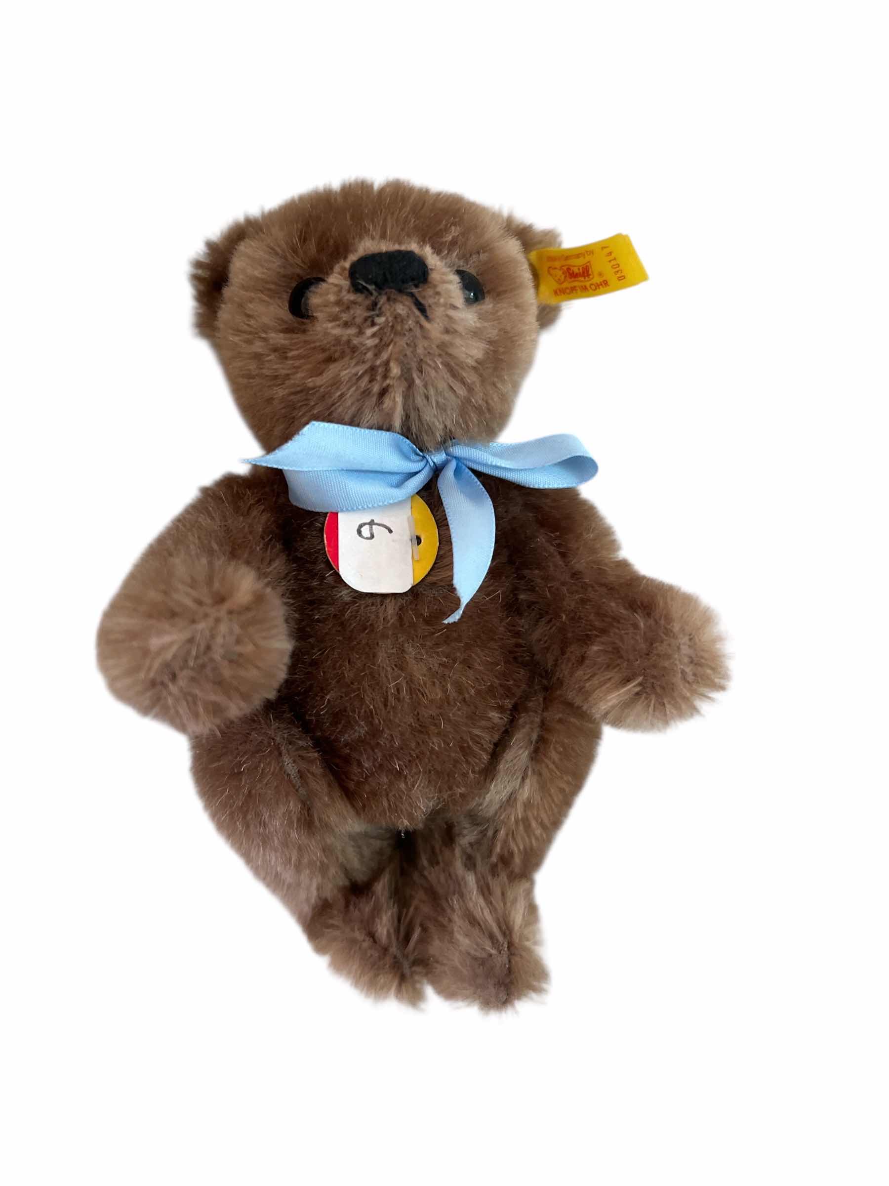 Photo 1 of STEIFF 6” MOHAIR TEDDY BEAR - JOINTED - VINTAGE