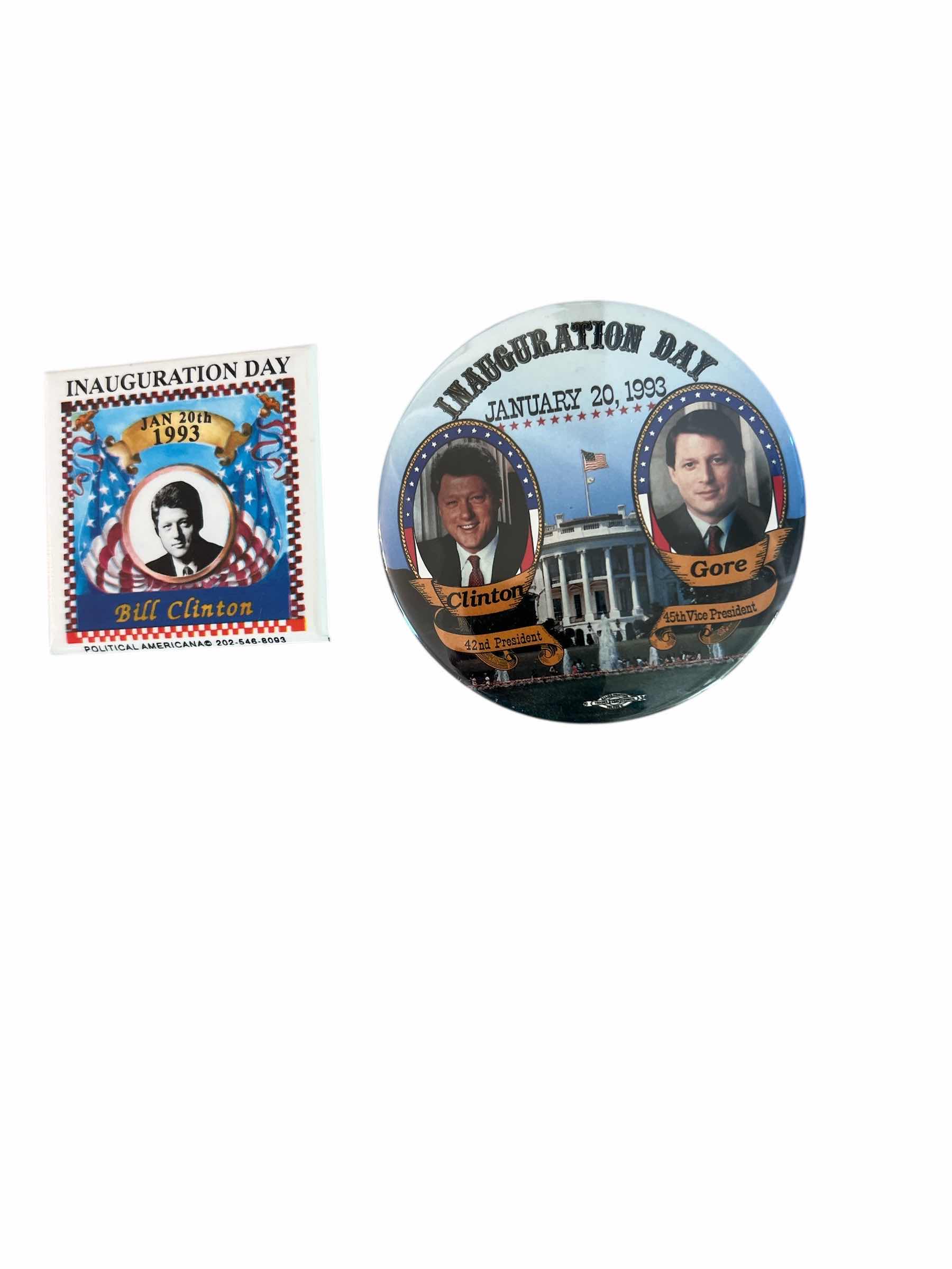 Photo 1 of CLINTON/GORE PRESIDENTIAL INAUGURATION PINS