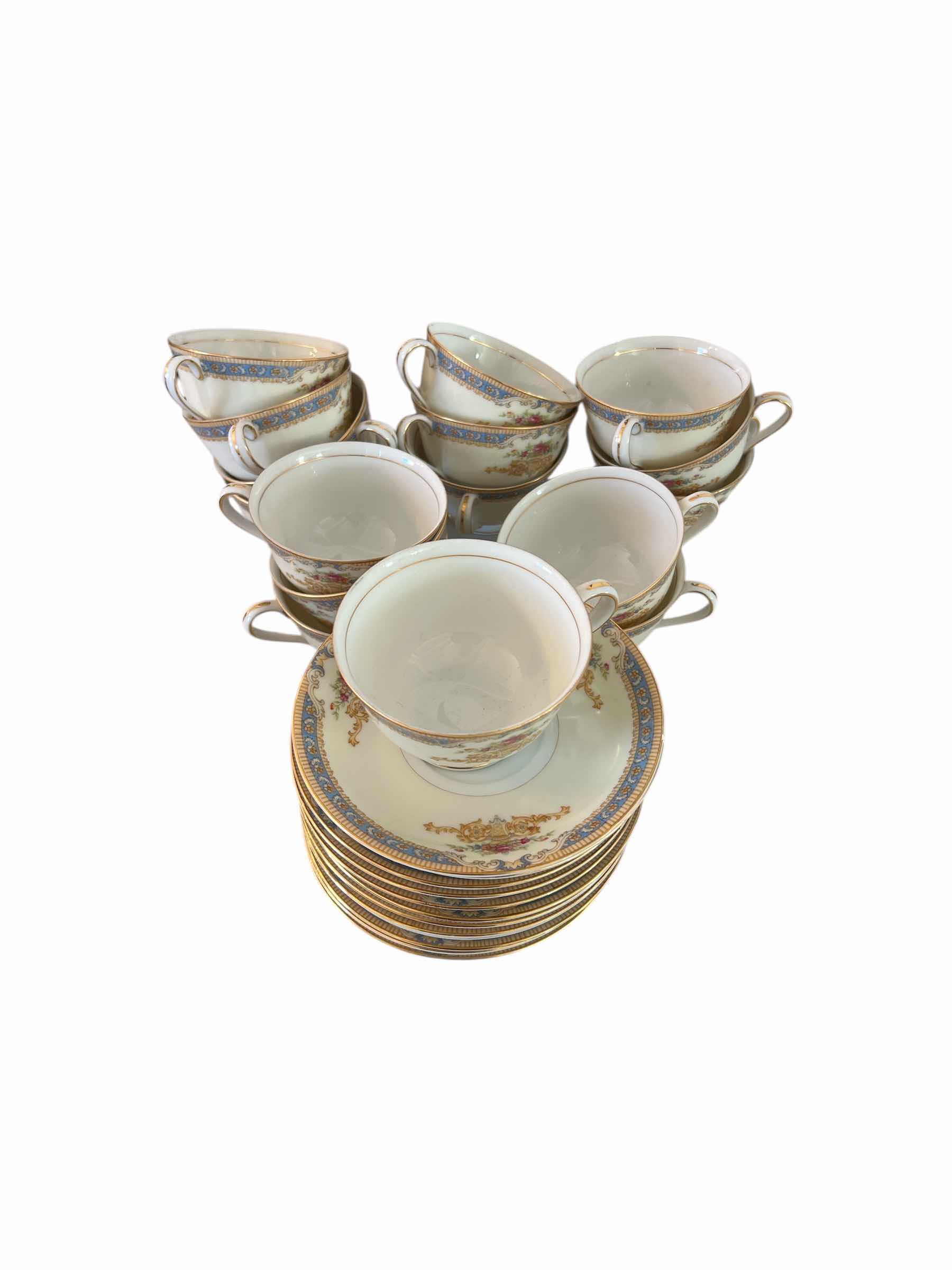 Photo 1 of JYTOTO CHINA “SEVIILE” - 16 COFFEE CUPS AND 12 SAUCERS