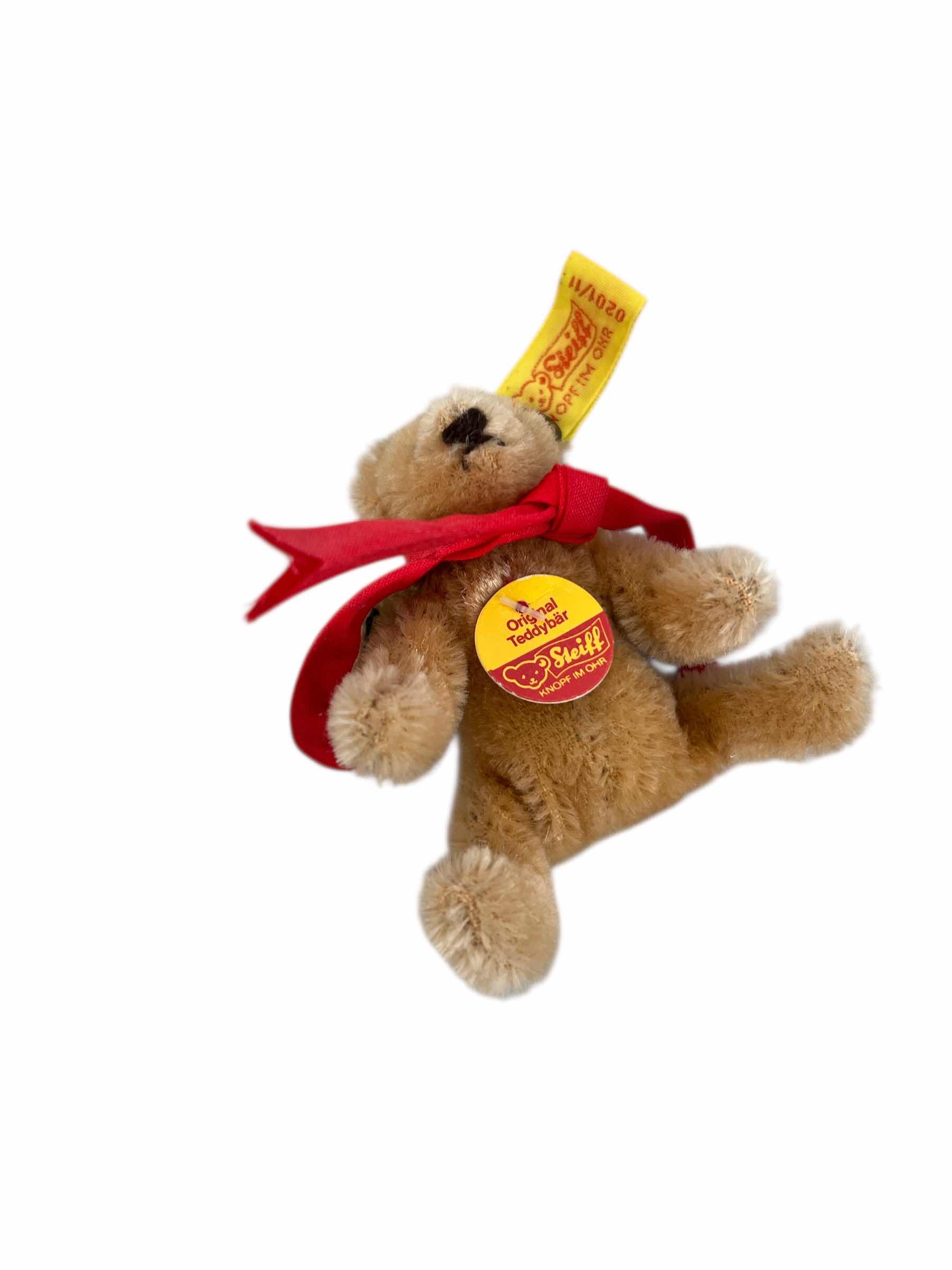 Photo 1 of STEIFF TEDDY BEAR - JOINTED - 3” - MOHAIR