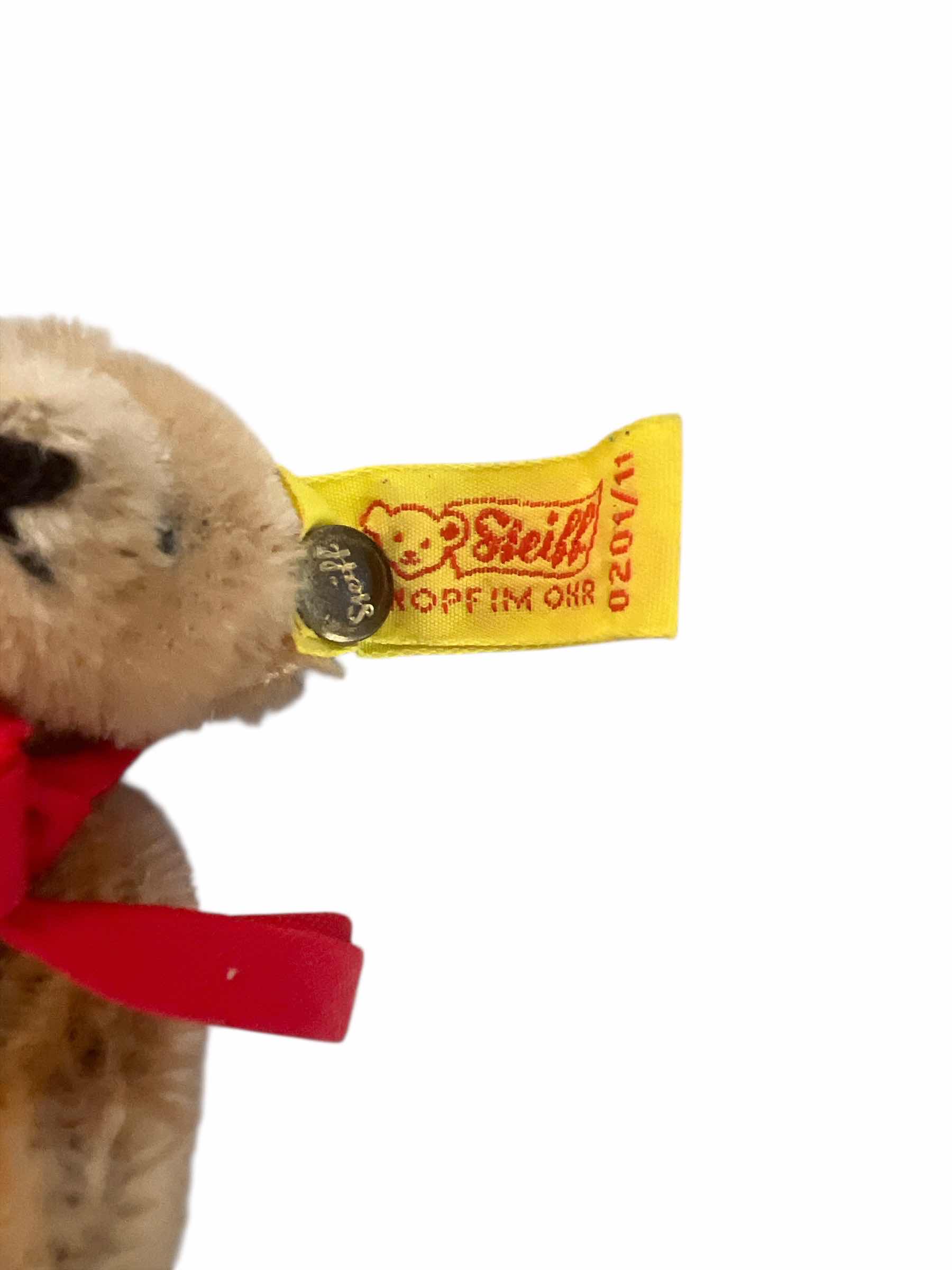 Photo 1 of STEIFF TEDDY BEAR - JOINTED - 3” - MOHAIR