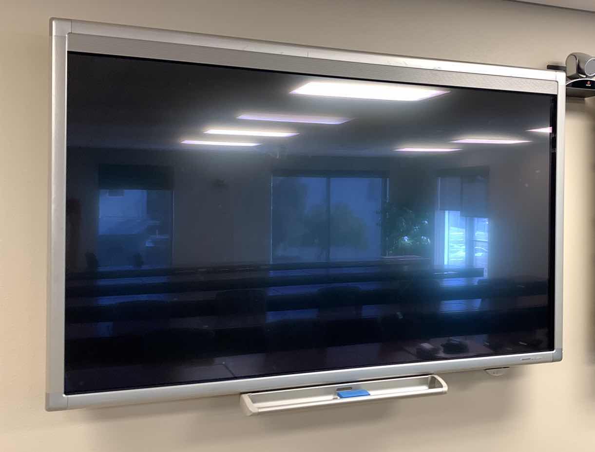 Photo 1 of 81” SHARP TOUCHSCREEN VIDEO MONITOR WALL BRACKET INCLUDED