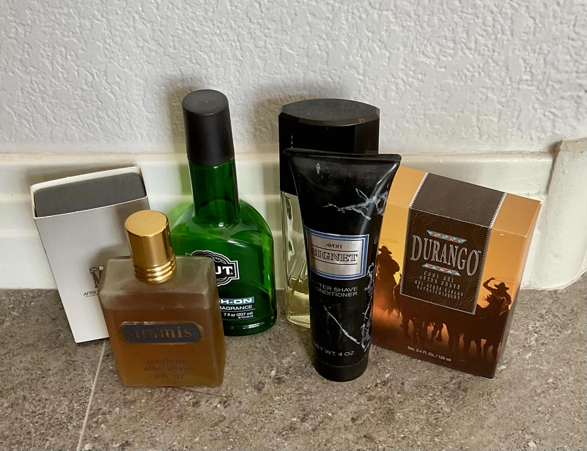 Photo 1 of ASSORTED AFTER SHAVE AND COLOGNE