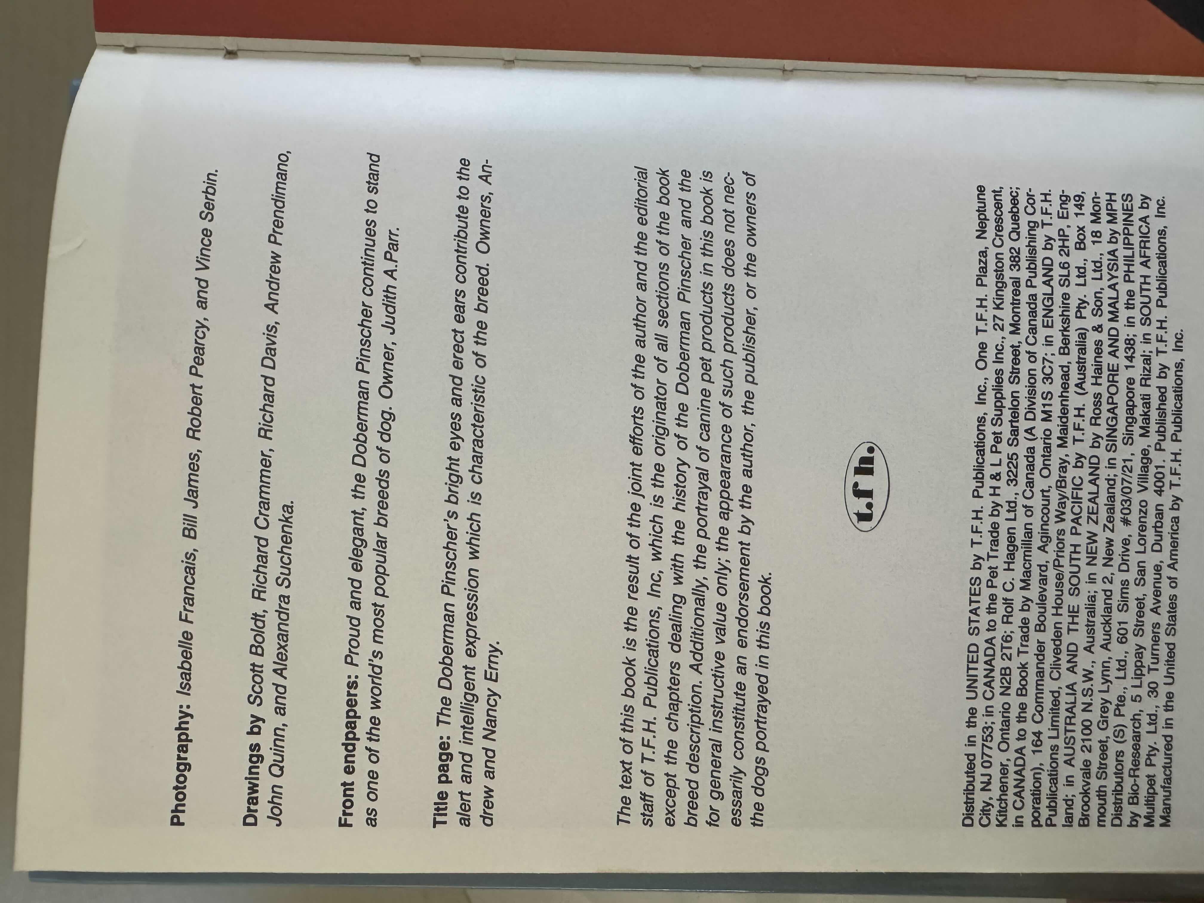 Photo 1 of 6- DOBERMAN PINSCHER BOOKS