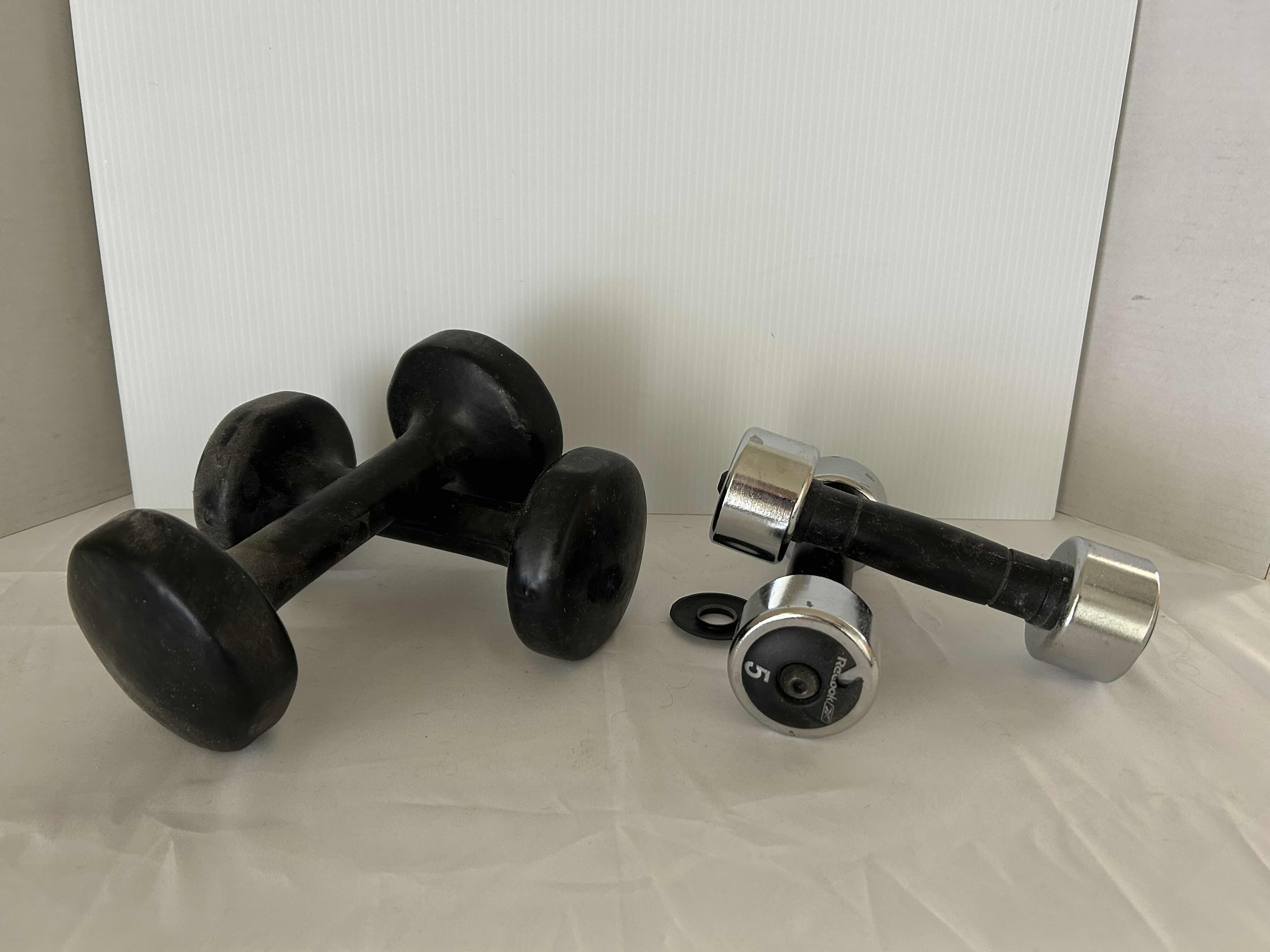 Photo 1 of 2 FIVE POUND WEIGHT SET