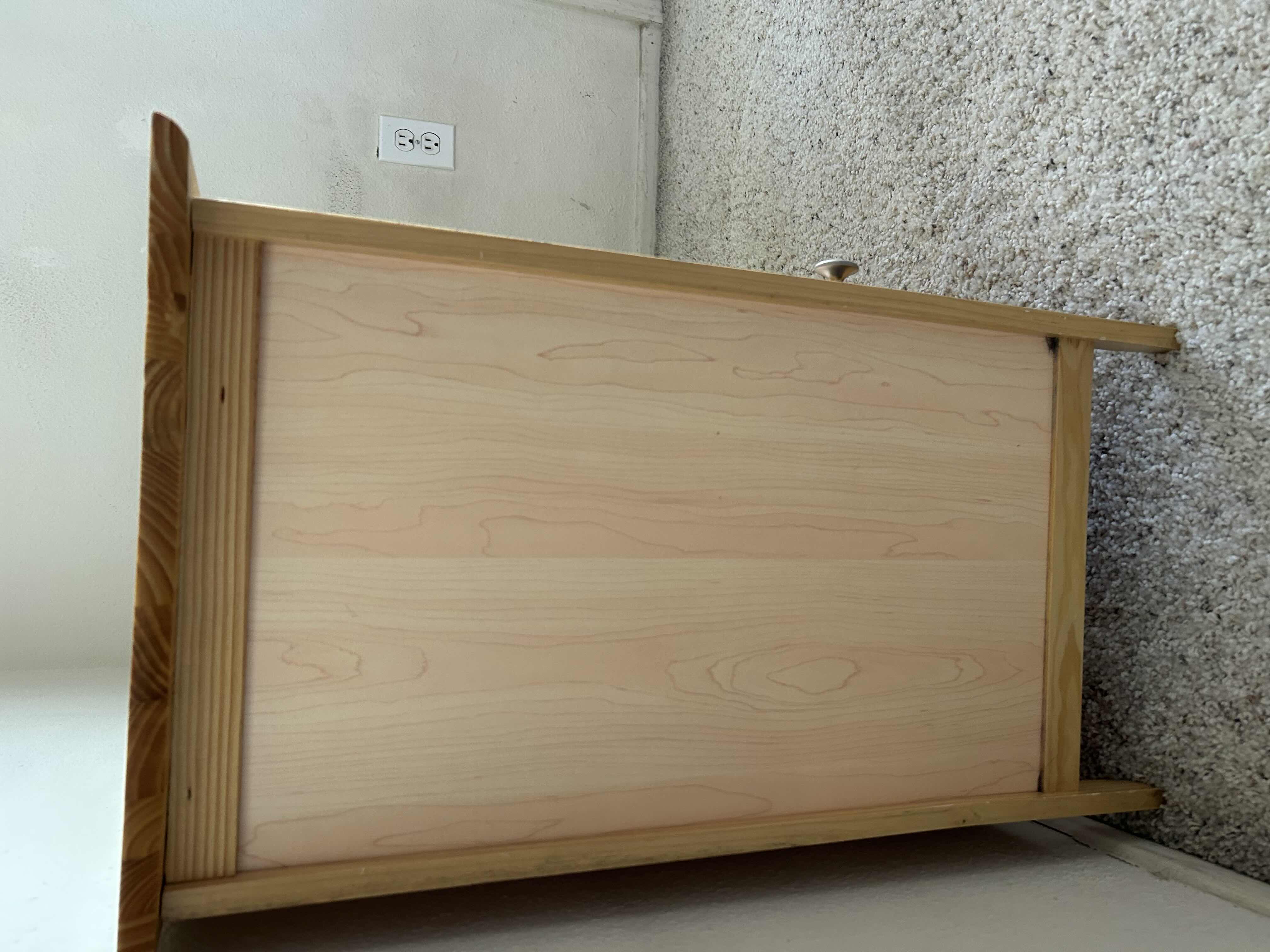 Photo 1 of BEDROOM FURNITURE PINE NIGHT STAND SIDE TABLE. 19” X 15” H25”