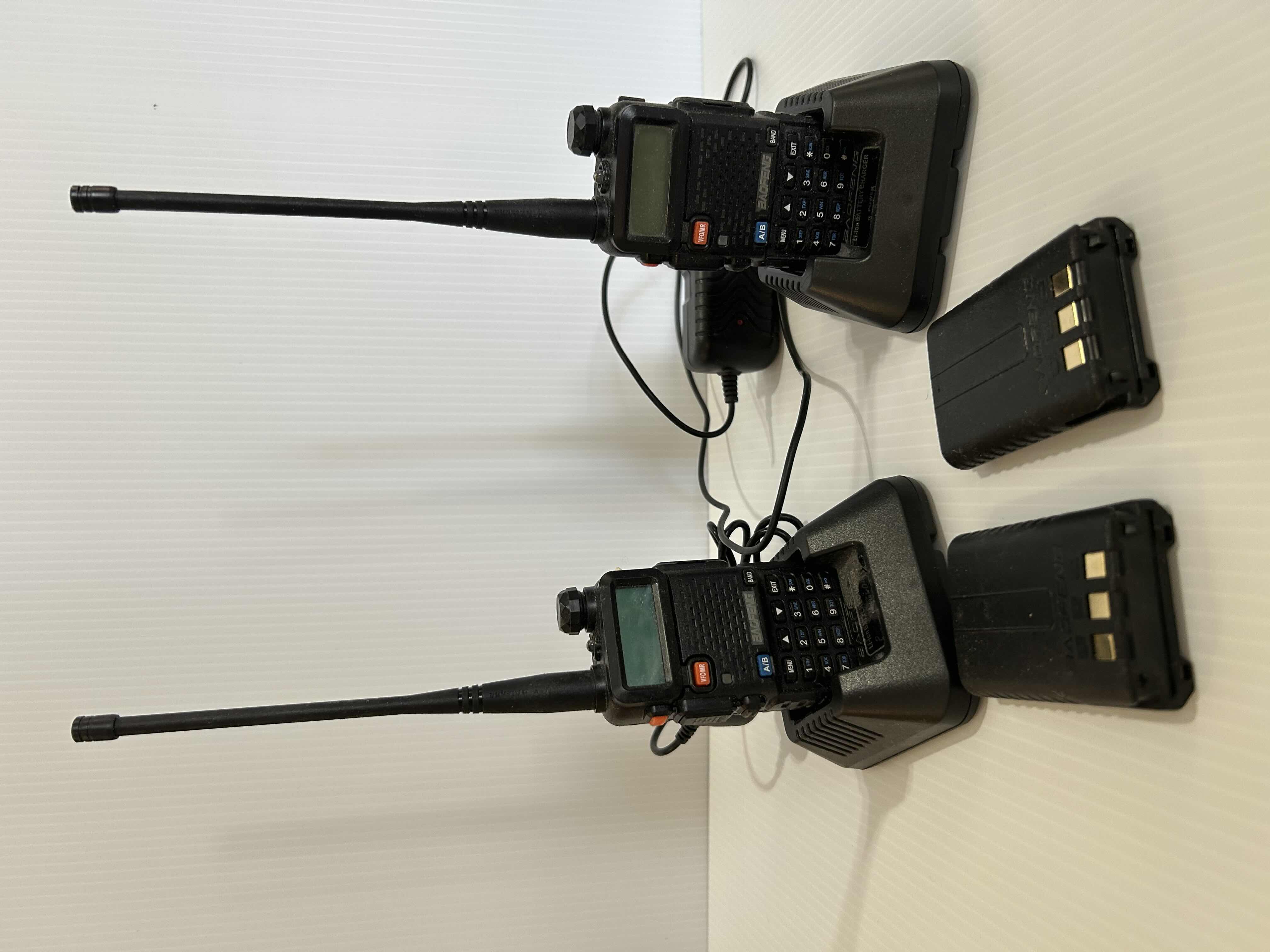 Photo 1 of BAOFENG WALKIE TALKIE SHORWAVE RADIOS