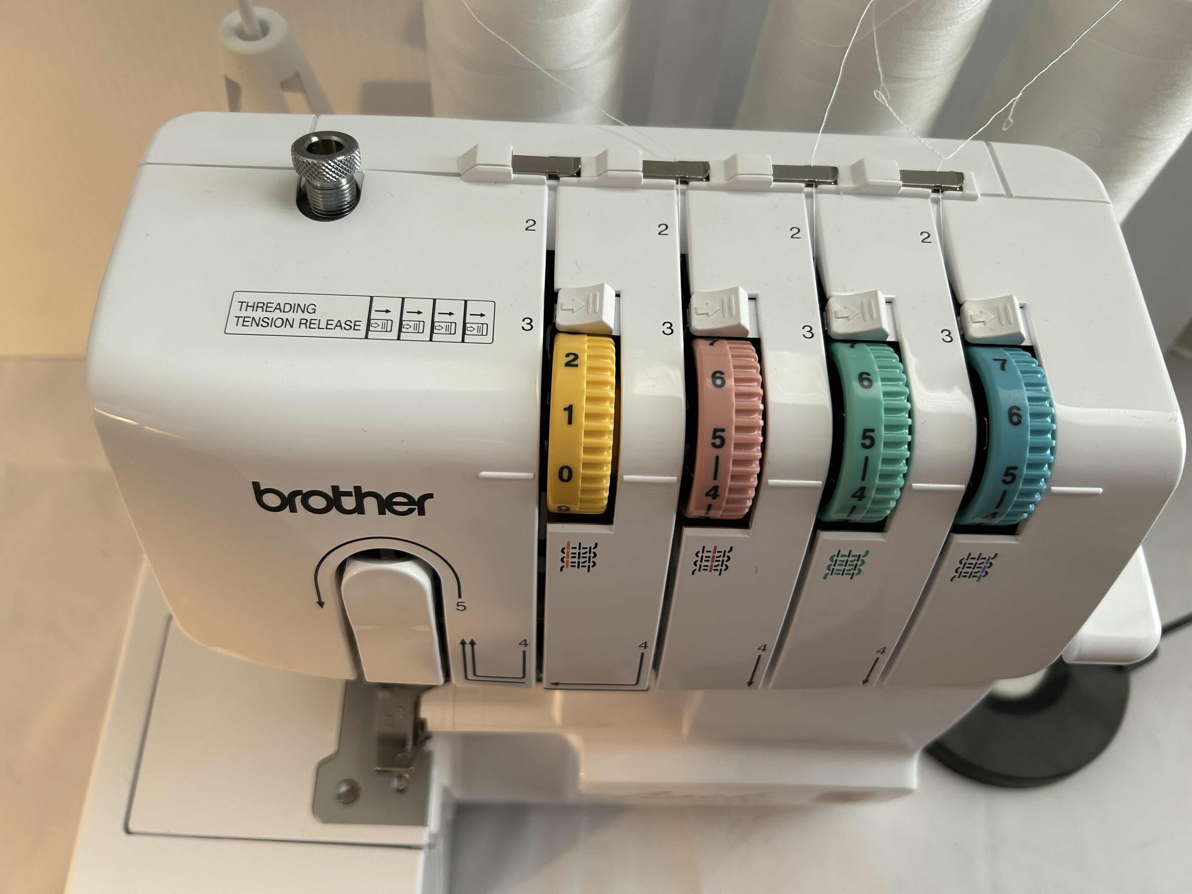 Photo 1 of BROTHER LOCK 1034D- SERGER/OVERLOCK MACHINE WITH EASY LAY-IN THREADING. SEWING MACHINE. 