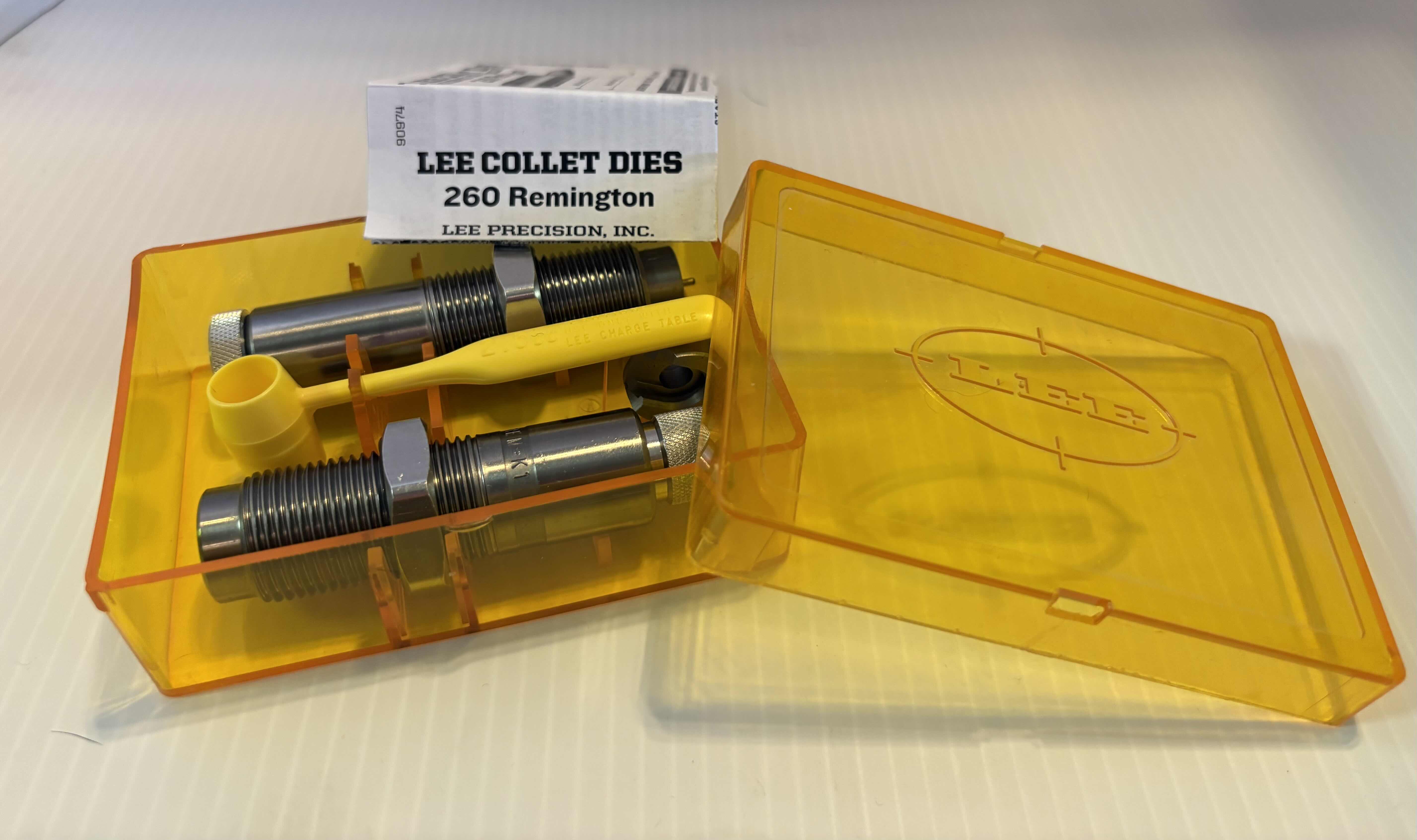 Photo 2 of LEE COLLET RELOADING DIES. 260 REMINGTON-FIREARMS AND GUN AMMUNITION