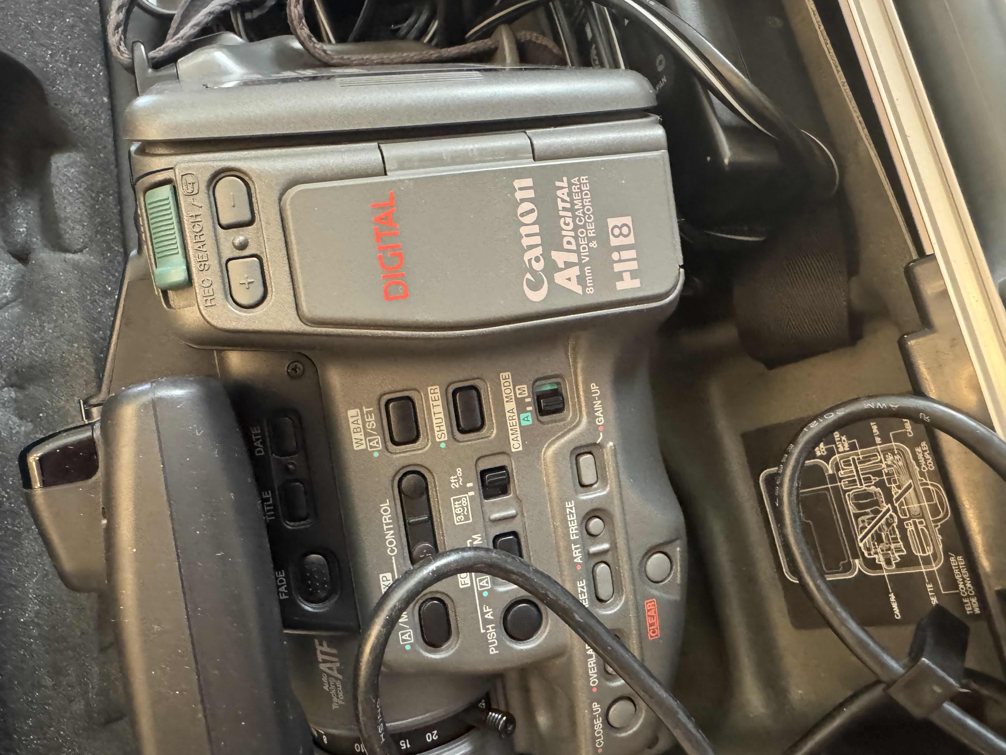 Photo 1 of CANON CANOVISION DIGITAL 8MM VIDEO CAMERA WITH HARD CASE AND REMOTE