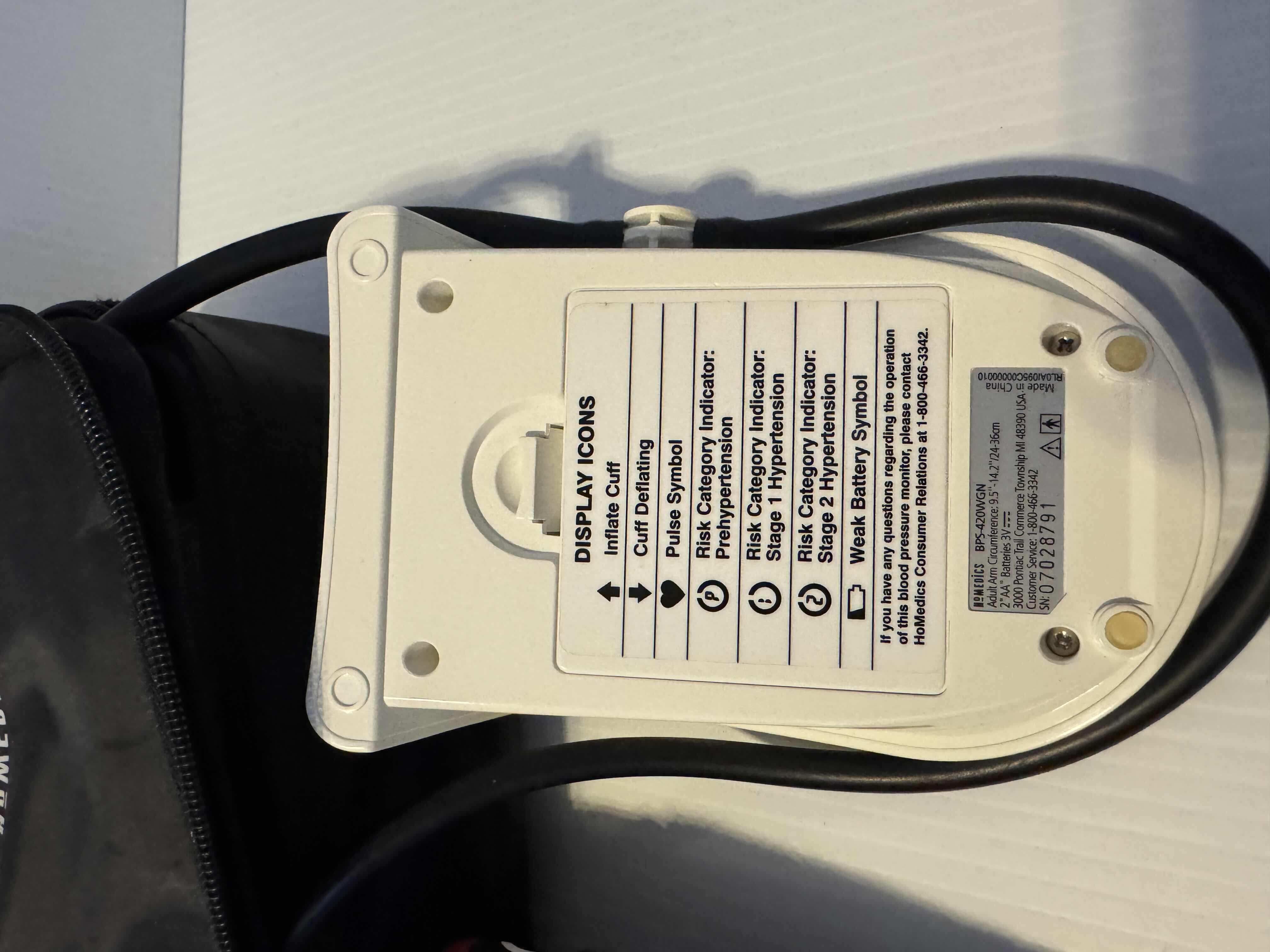 Photo 1 of BLOOD PRESSURE MONITOR