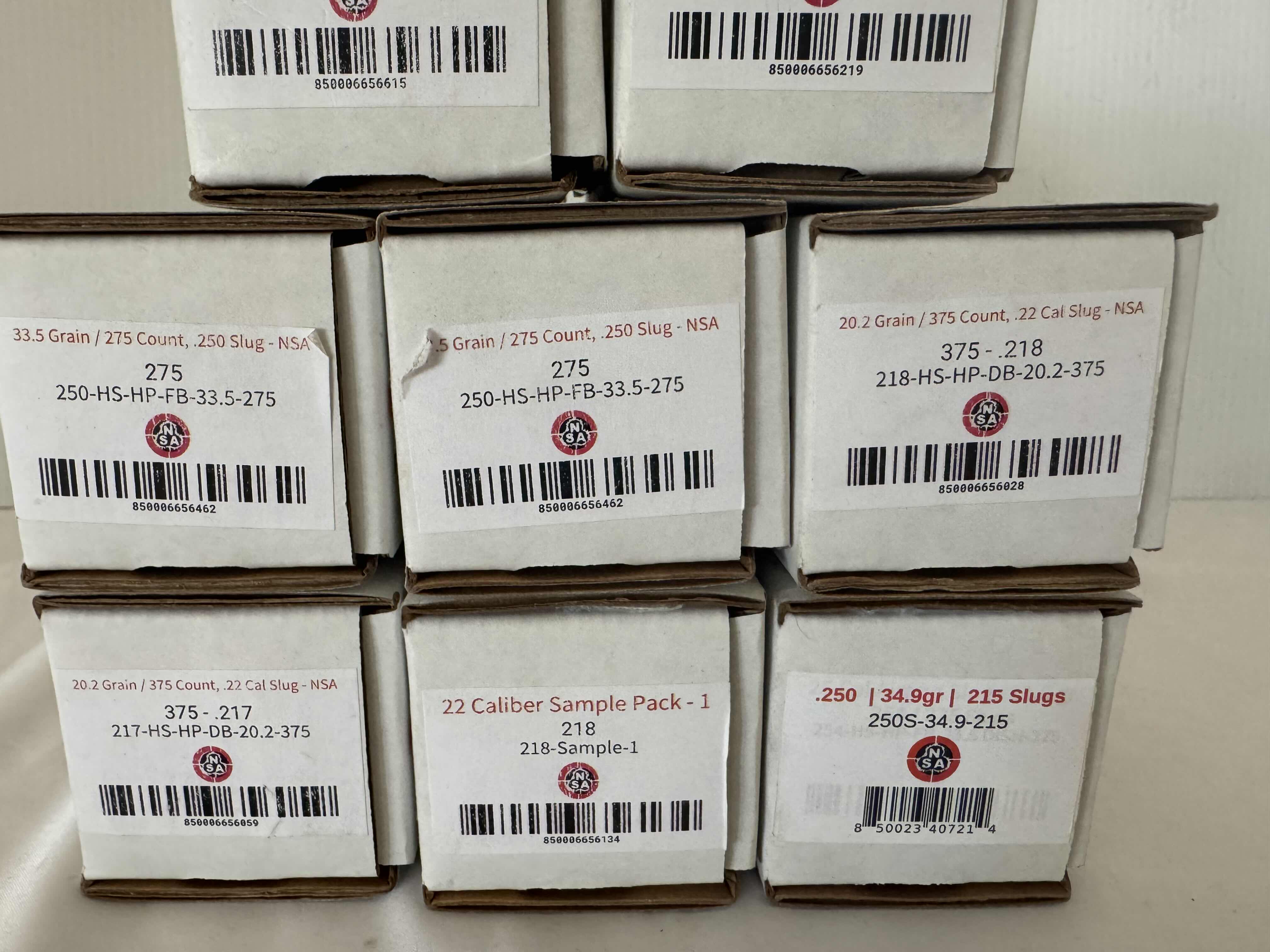 Photo 1 of 8 BOXES OF NIELSEN SPECIALTY AMMO