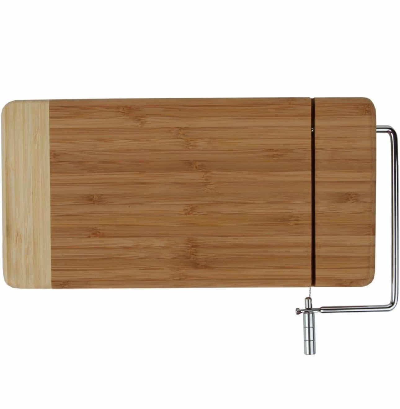 Photo 1 of BRAND NEW CASE OF HOME-X - BAMBOO CHEESE CUTTING BOARD WITH STAINLESS STEEL WIRE CHEESE SLICER