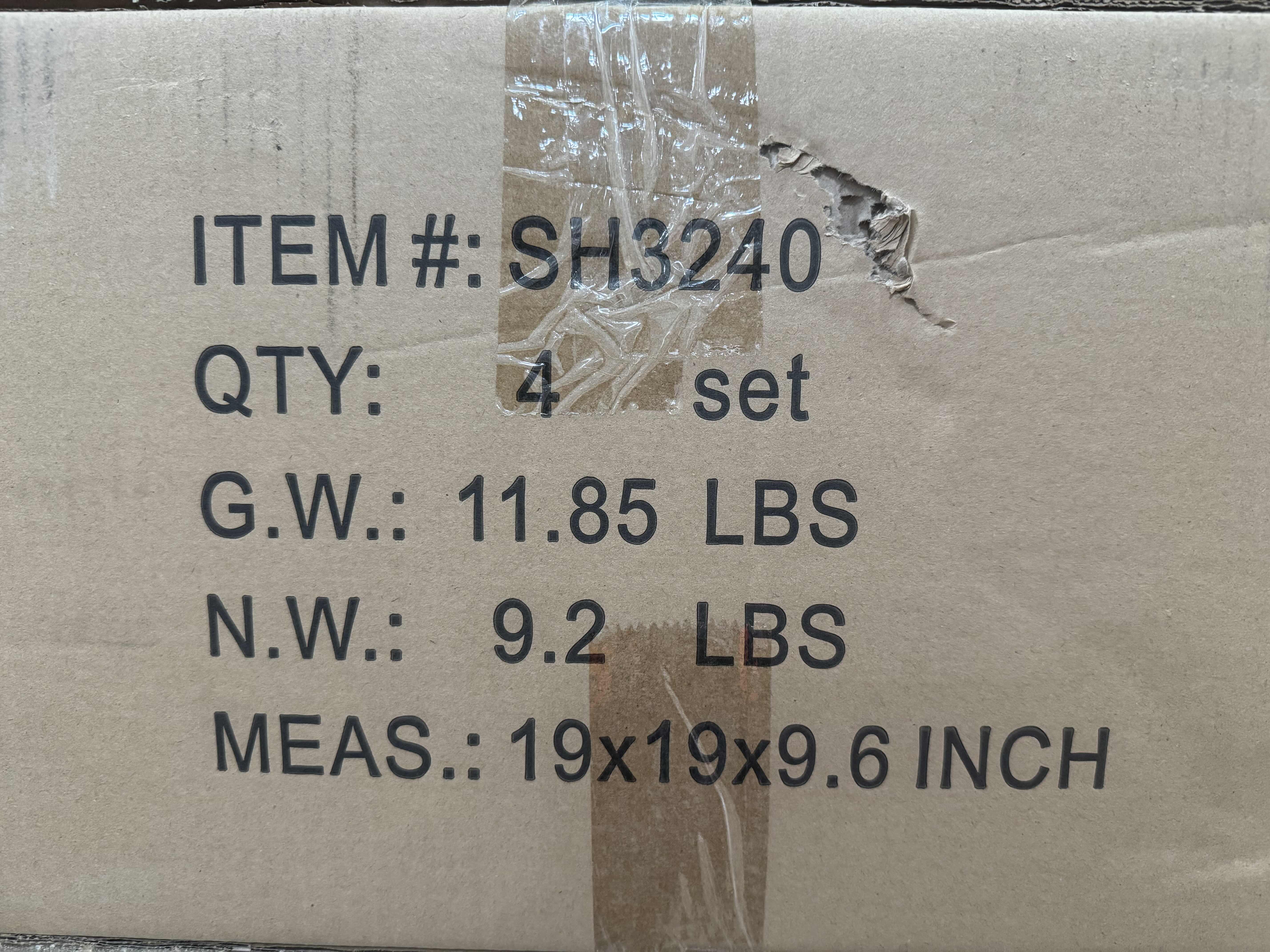 Photo 3 of BRAND NEW CASE OF HOME-X CANISTER SET FOR KITCHEN COUNTER, POTATO & ONION STORAGE CONTAINERS, SET OF 2 POTATO: 8 ½ " D x 7 ¾ " H, ONION: 5 ½ " D x 6 ¼ " H, SOFT WHITE