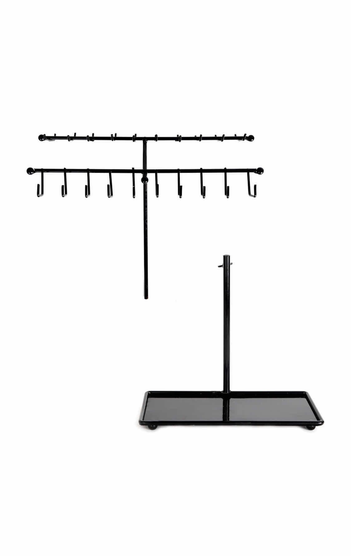 Photo 1 of BRAND NEW LOT OF ARAD- METAL JEWELRY TREE, HOLDER ORGANIZER, BLACK