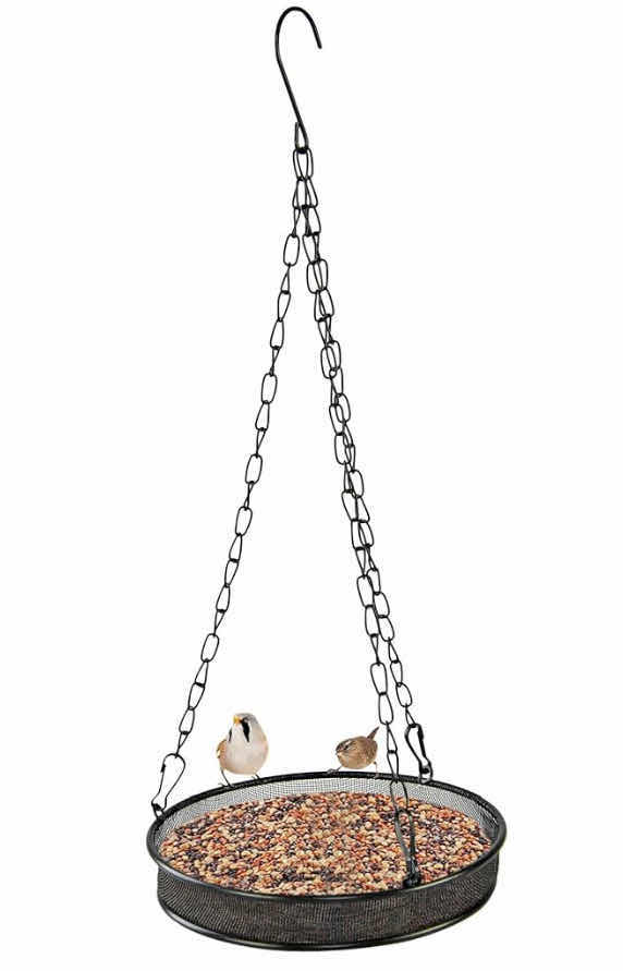 Photo 1 of BRAND NEW CASE OF HOME-X ROUND MESH HANGING BIRD FEEDER, 7-Inch Diameter, 16 1/2" L x 7" W x 1" H, Black