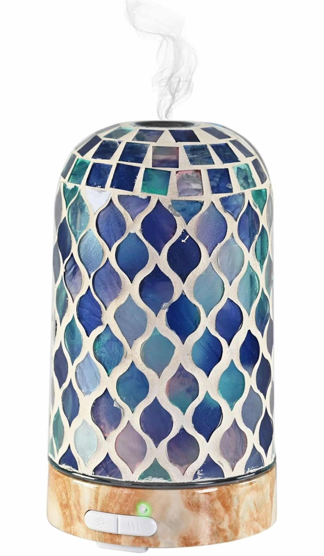 Photo 1 of BRAND NEW CASE OF HOME-X MOSAIC ARABESQUE OIL DIFFUSER, VERTICAL ULTRASONIC ESSENTIAL OIL DIFFUSER , COLOR -CHANGING DIFFUSER , TILE COVER, 2 MIST MODES & AUTO SHUTOFF, 3 ½ " L x 3 ½ " w x 6 ¼ " H