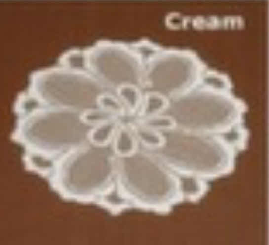 Photo 1 of 24” ROUND CREAM DOILY CASE OF 144