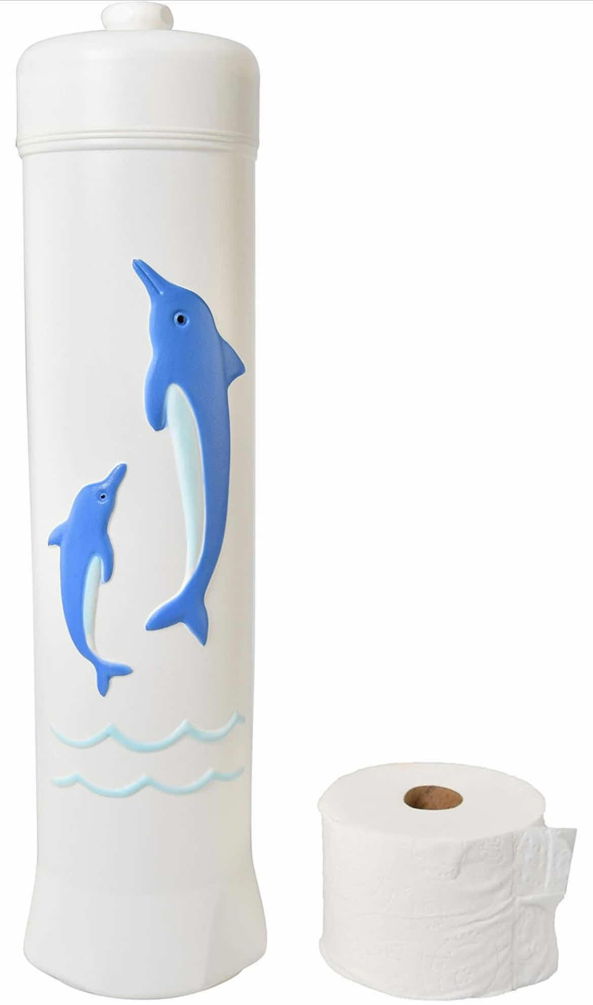 Photo 1 of CASE OF 6 HOME-X DOLPHIN TOILET PAPER HOLDER/ORGANIZER BATHROOM DECOR