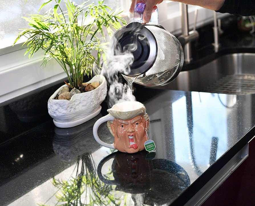 Photo 4 of CASE OF 24 HOME-X DONALD TRUMP MAKE MORNINGS GREAT AGAIN NOVELTY CERAMIC COFFEE TEA CUP MUG