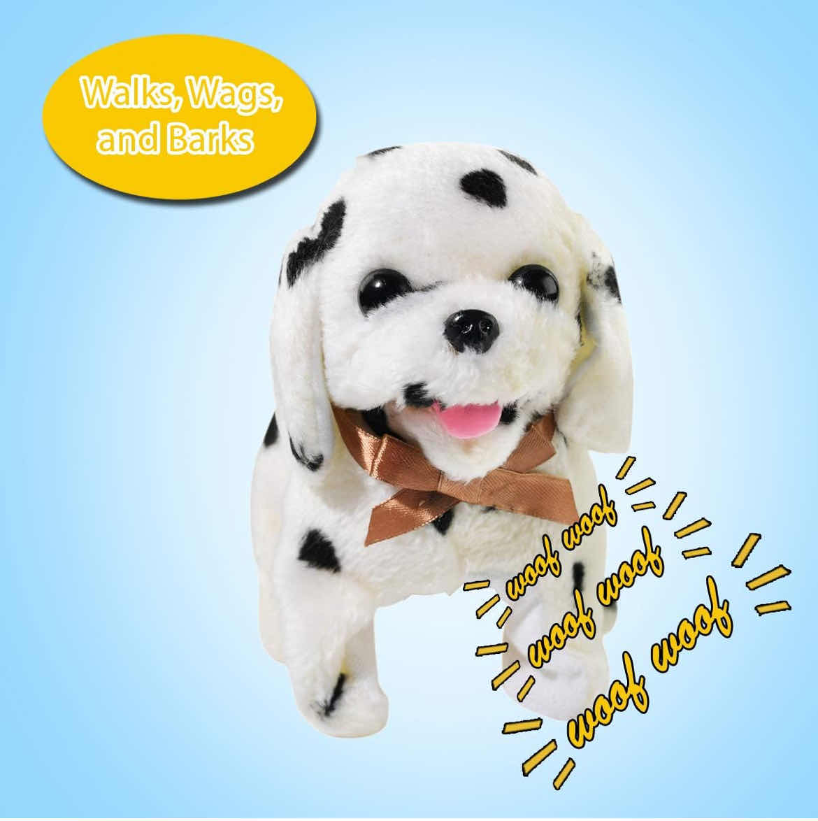 Photo 2 of CASE OF 24 HOME-X MAGIC DALMATION ELECTRIC DOG TOYS INTERACTIVE PETS STUFFED ANIMALS