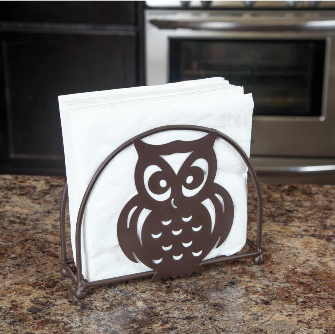 Photo 1 of CASE OF 48 HOME-X BRONZE OWL DESIGN NAPKIN HOLDER