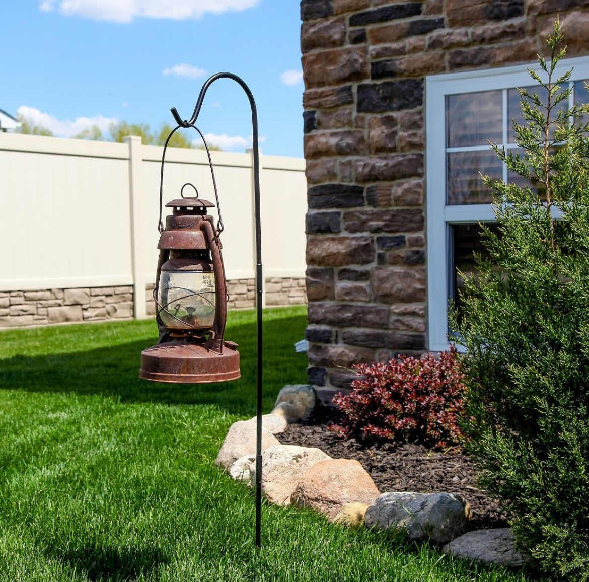 Photo 1 of CASE OF 10 HOME-X 48” ADJUSTABLE HEIGHT IN GROUND SHEPHERDS HOOK