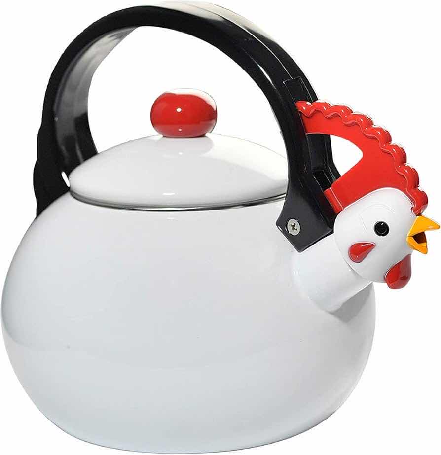 Photo 1 of NEW WHISTLING 1.6 QT ROOSTER TEA KETTLE